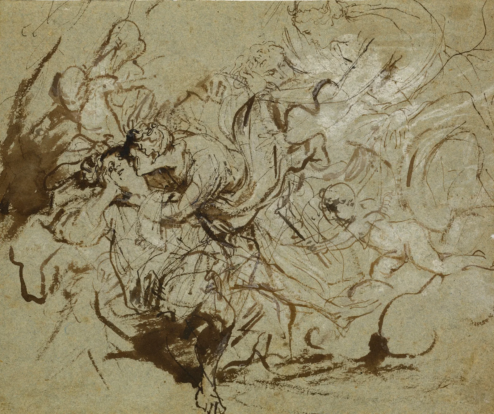 Diana And Endymion 15 Wall Art by Anthony van Dyck - Canvas Print