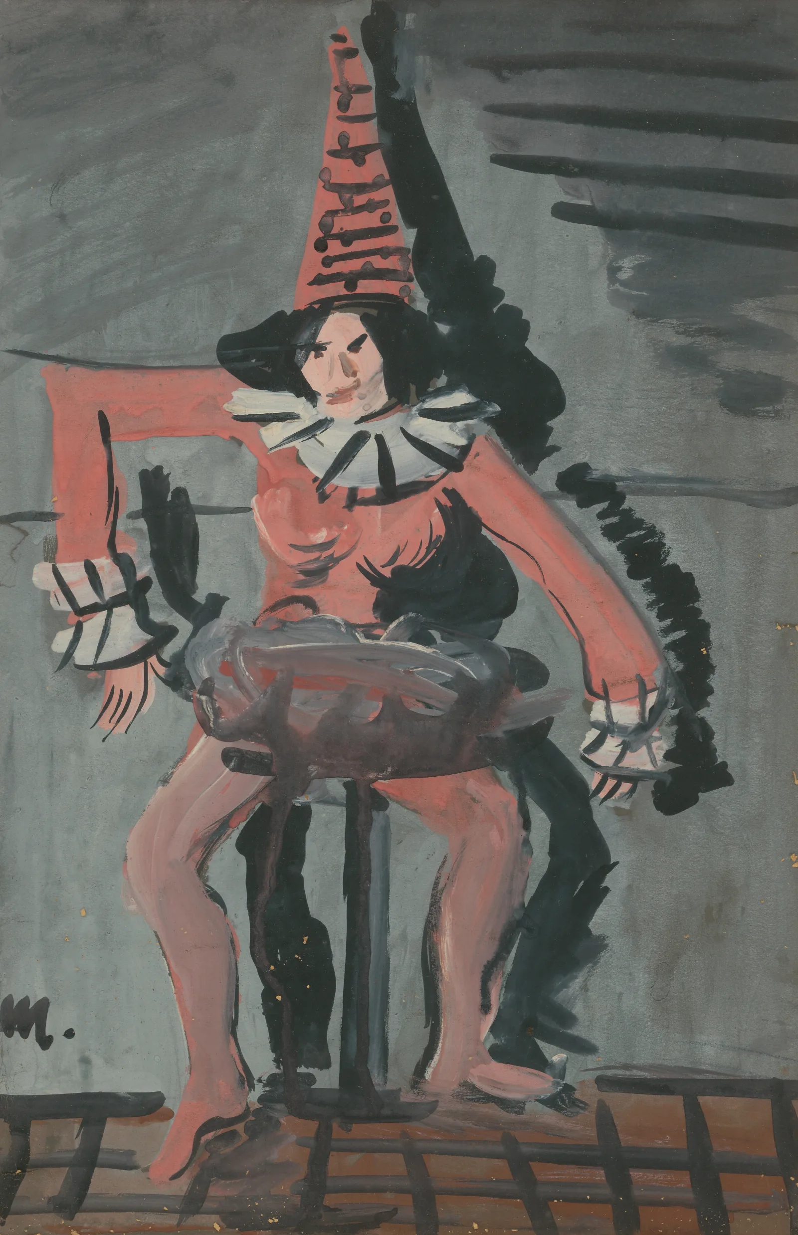 Pierot Wall Art by Cyprián Majerník - Canvas Print