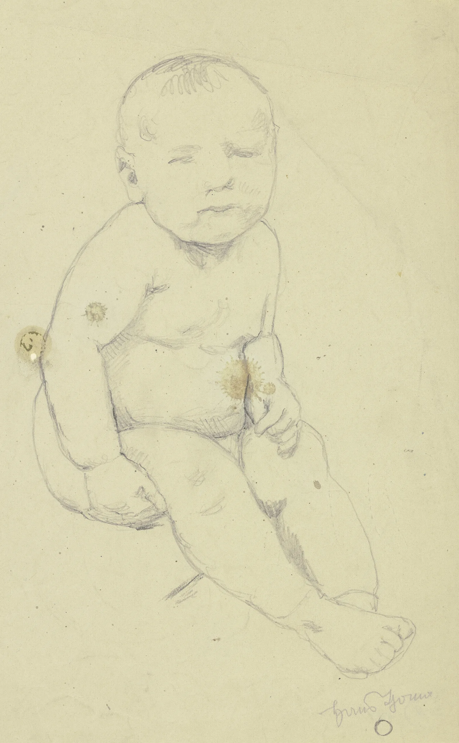 Cherub 3 Wall Art by Hans Thoma - Canvas Print