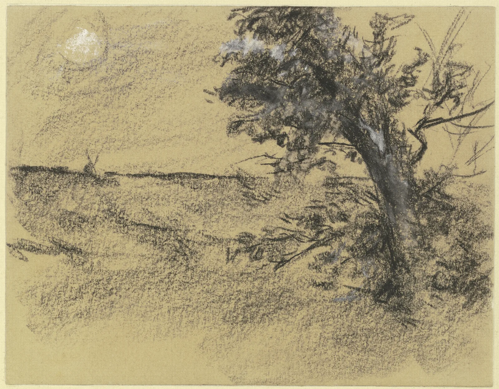 Alder At The Edge Of A Meadow Wall Art by Max Liebermann - Canvas Print