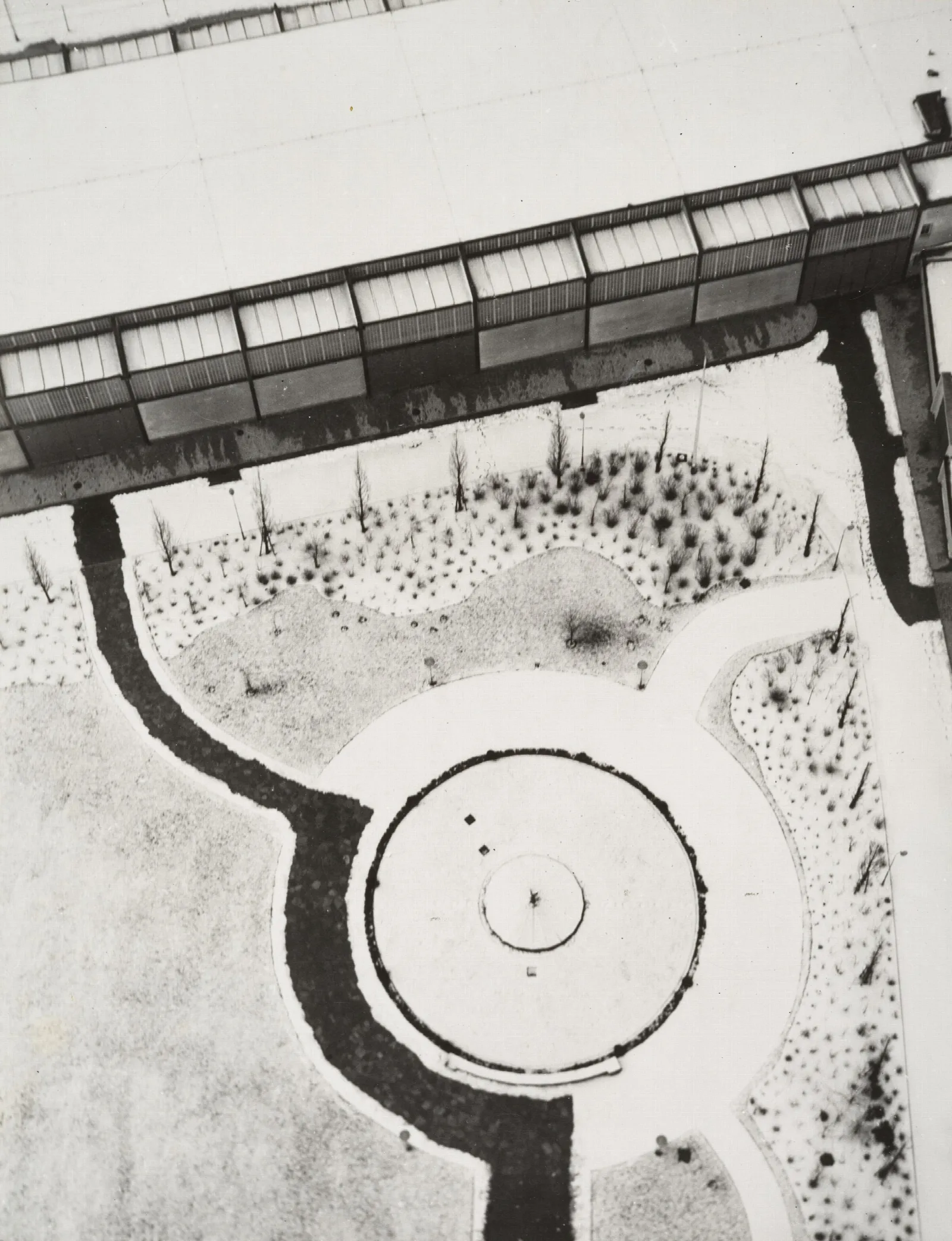 From The Radio Tower Berlin Wall Art by László Moholy-Nagy - Canvas Print