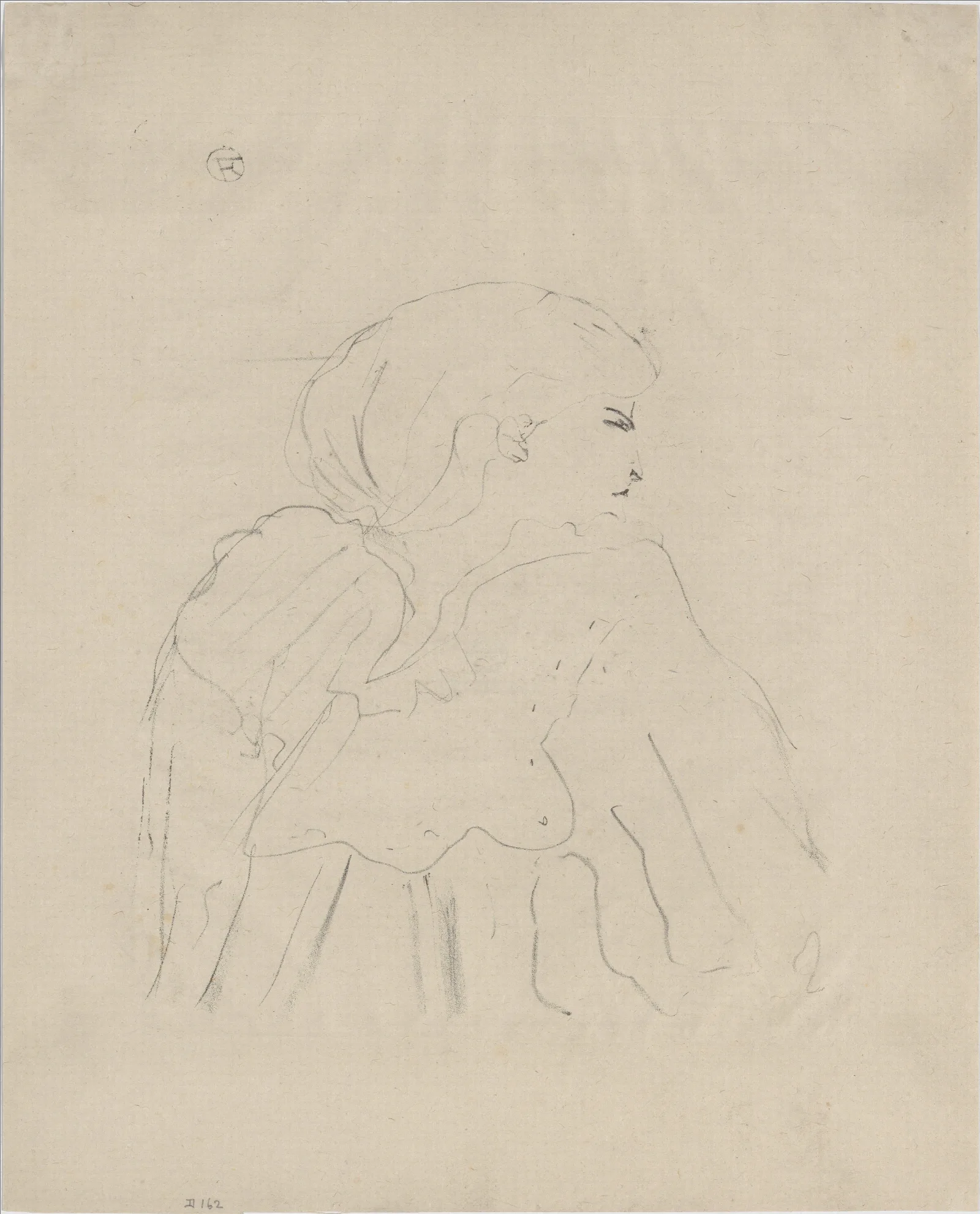 Jane Hading 2 Wall Art by Henri de Toulouse-Lautrec - Canvas Print