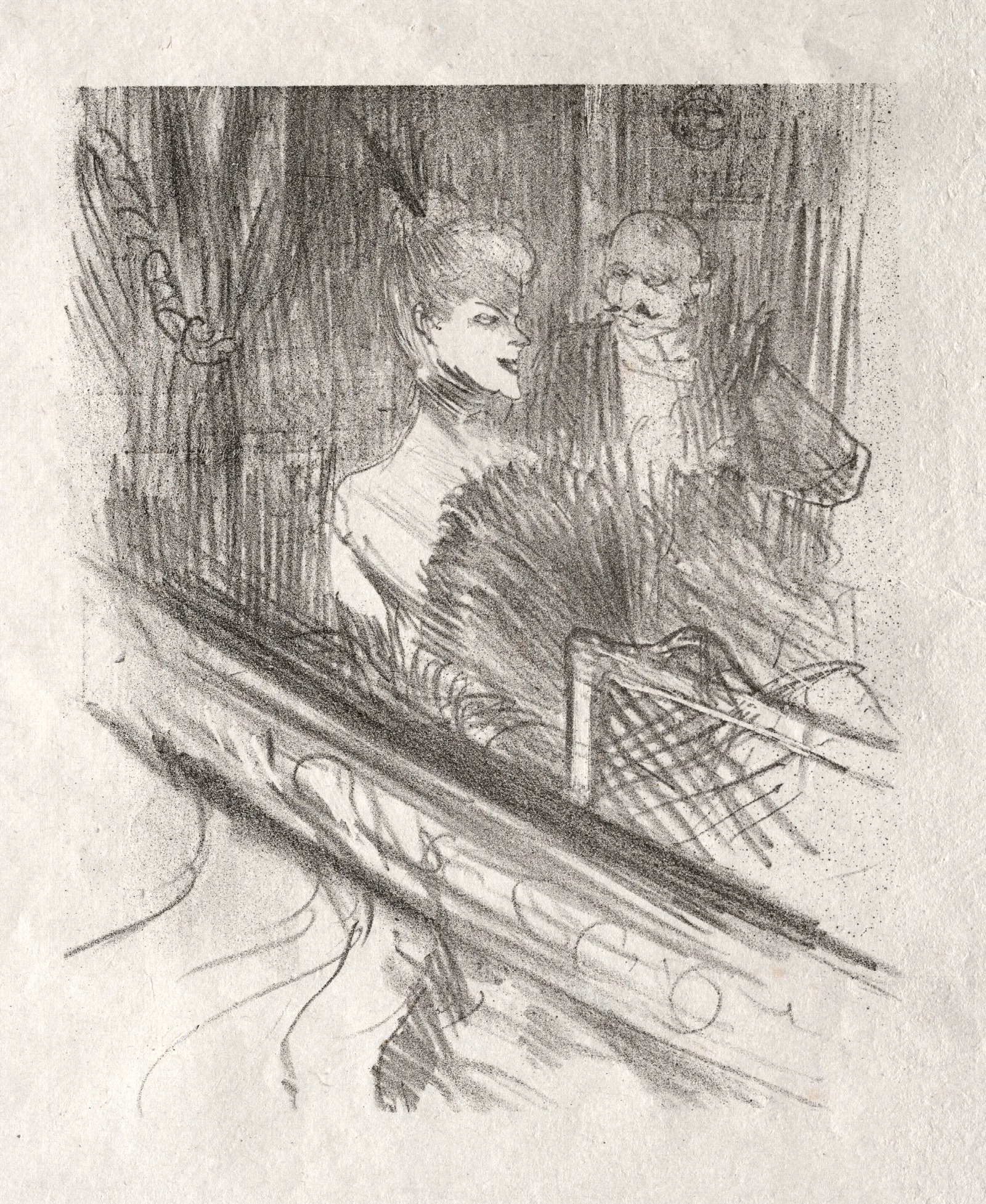 Au Pied Du Sinai Le Baron Moise Wall Art by Henri de Toulouse-Lautrec - Canvas Print