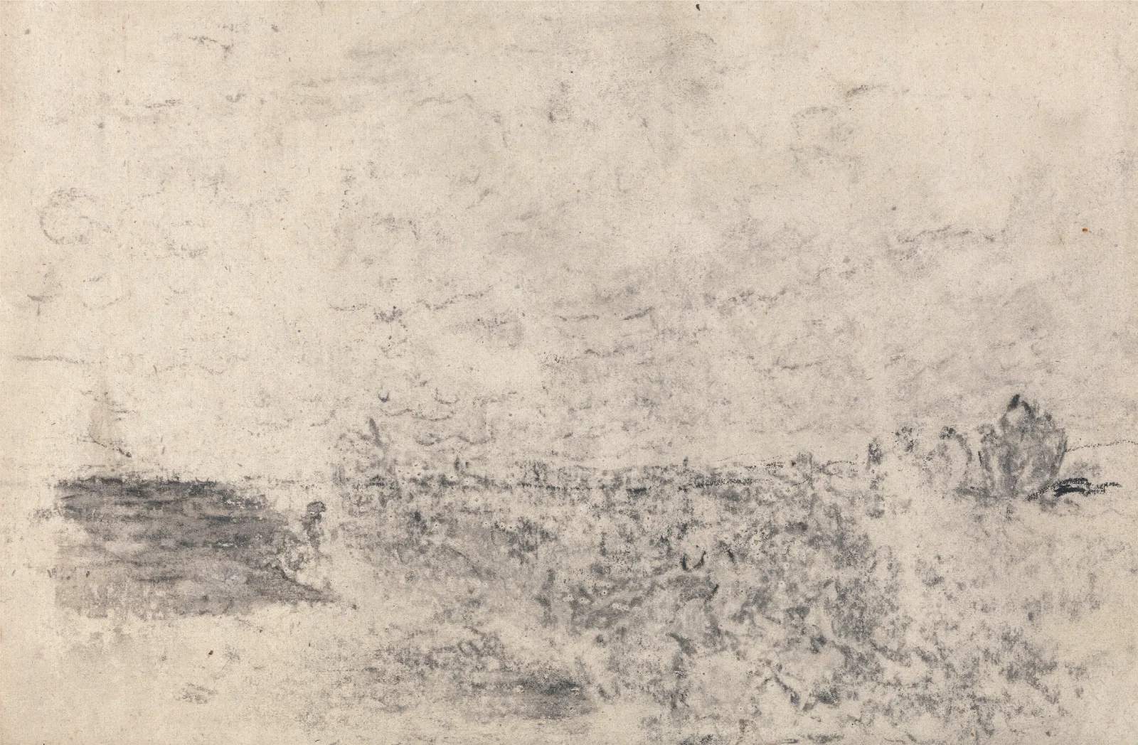 The Wind On The Heath Wall Art by David Cox - Canvas Print