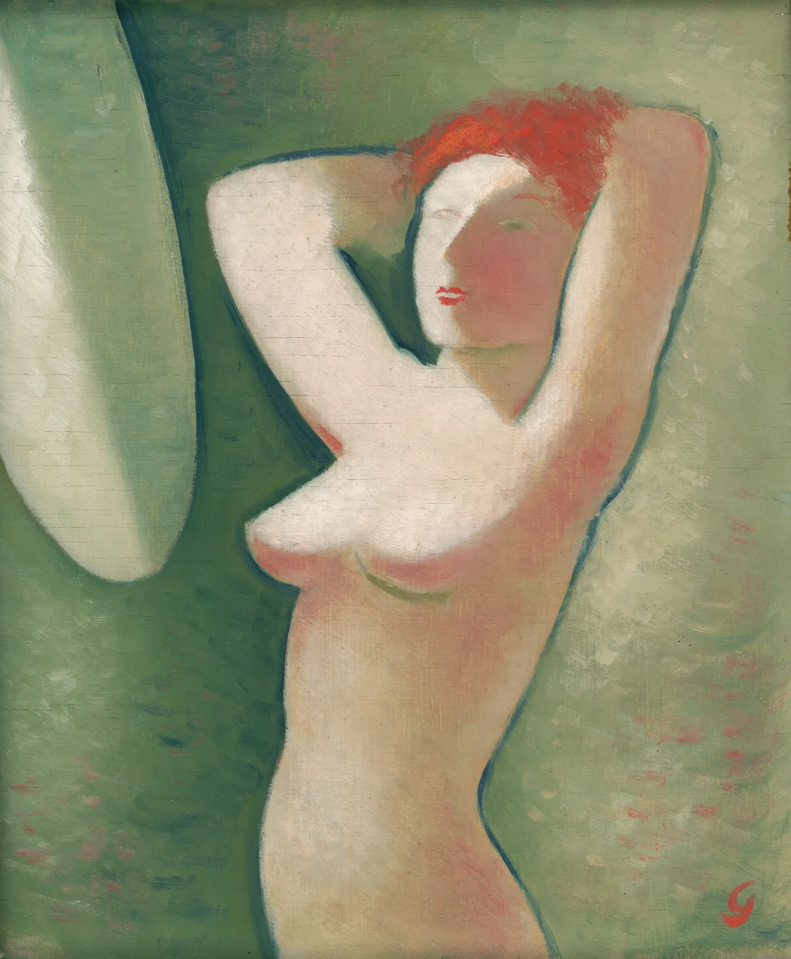 In Front Of The Mirror Wall Art by Mikuláš Galanda - Canvas Print