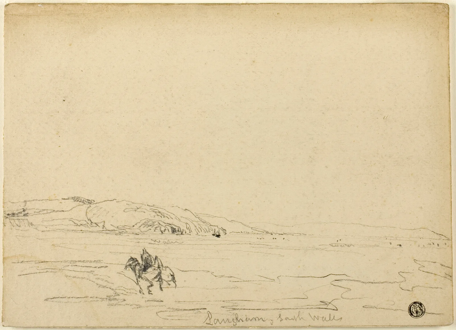Langham South Wales Wall Art by David Cox - Canvas Print