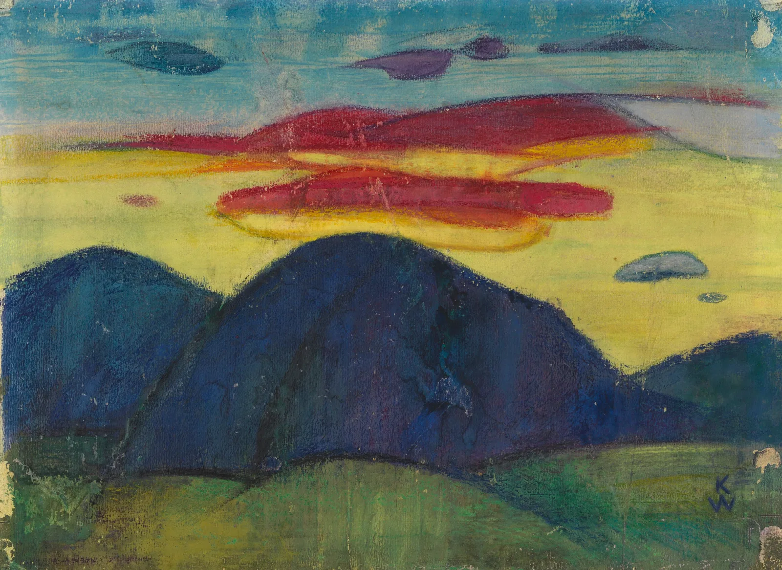 Sonnenuntergang 6 Wall Art by Karl Wiener - Canvas Print