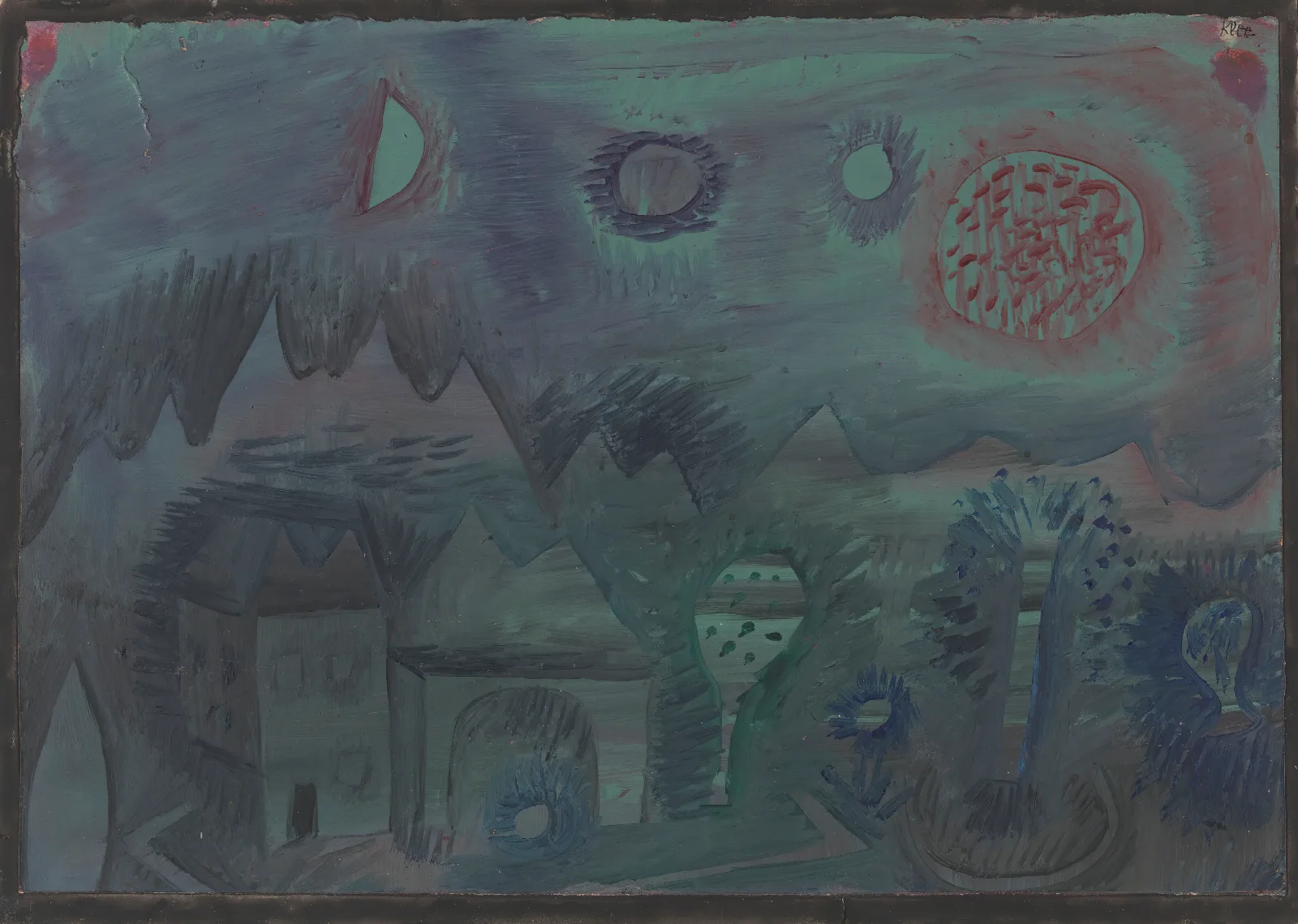 Signs In The Sky Wall Art by Paul Klee - Canvas Print