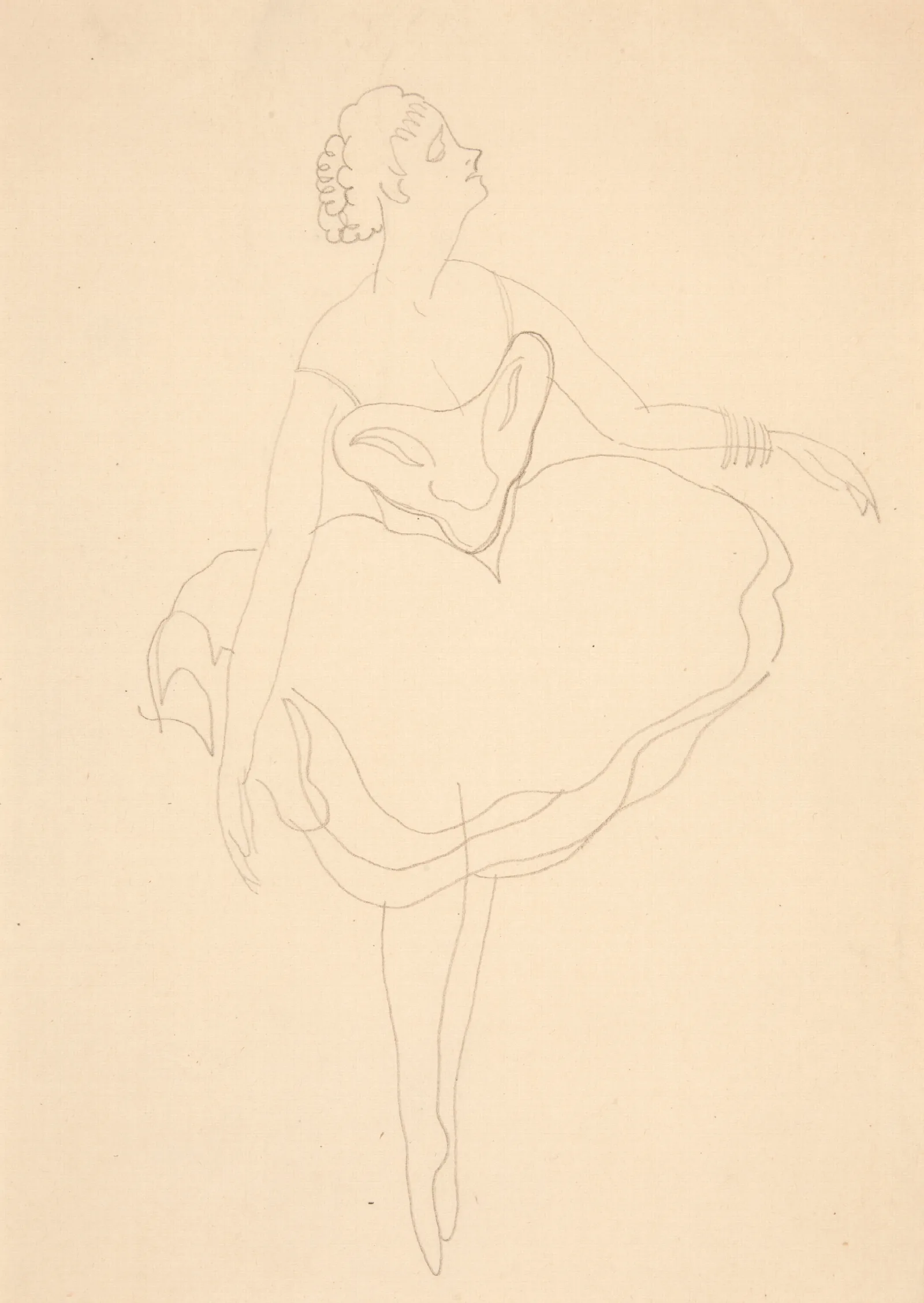Study For Costume Sketch Bal Masque Wall Art by Charles Demuth - Canvas Print