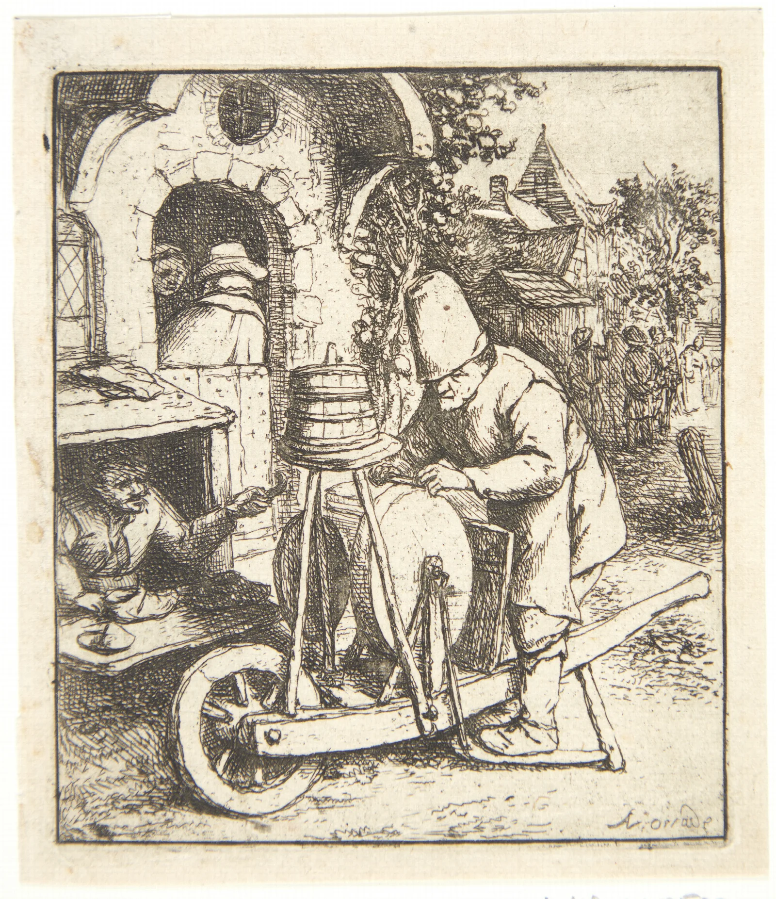 Skaersliberen Wall Art by Adriaen van Ostade - Canvas Print