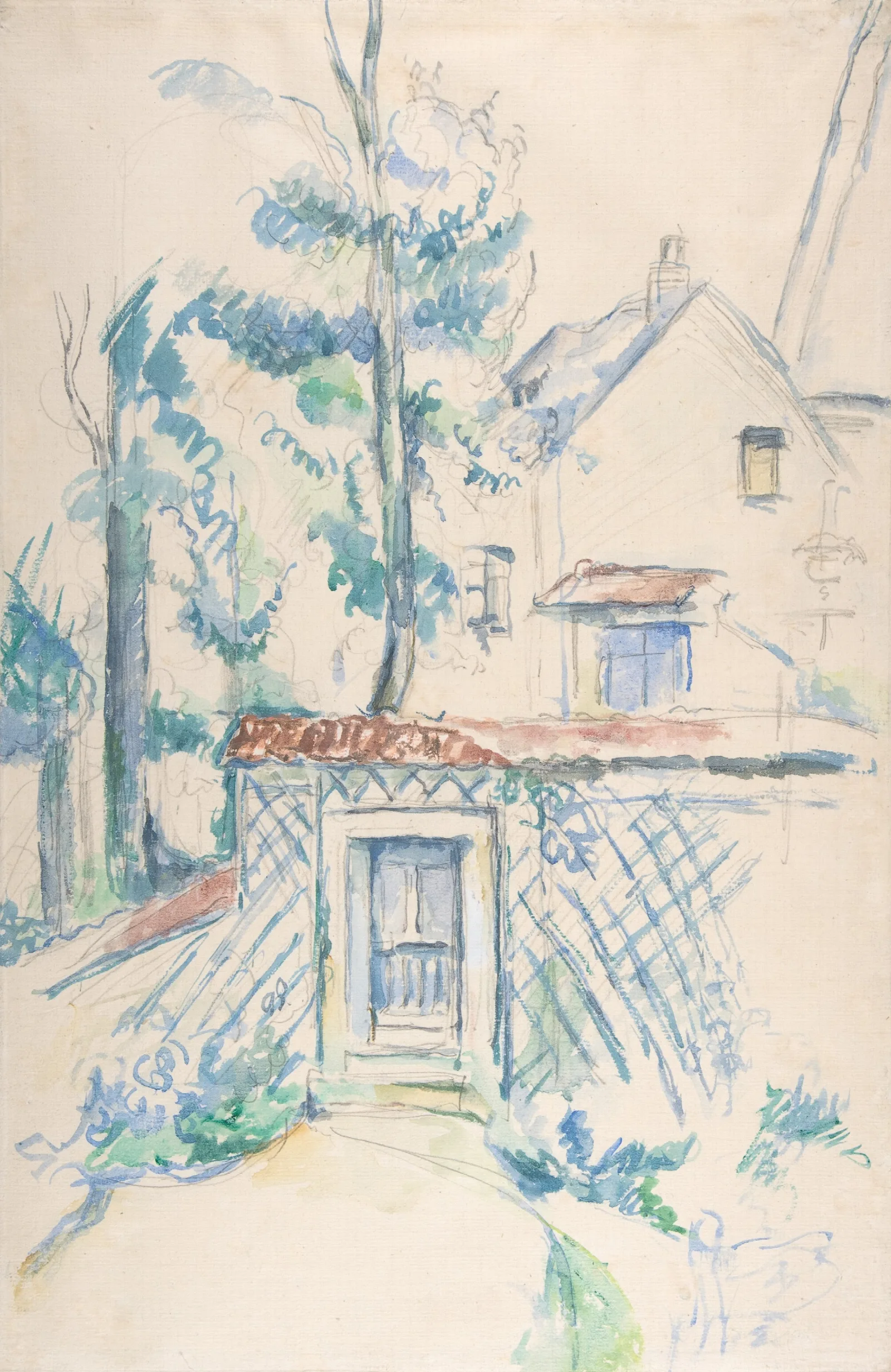 Entrance To A Garden Wall Art by Paul Cézanne - Canvas Print