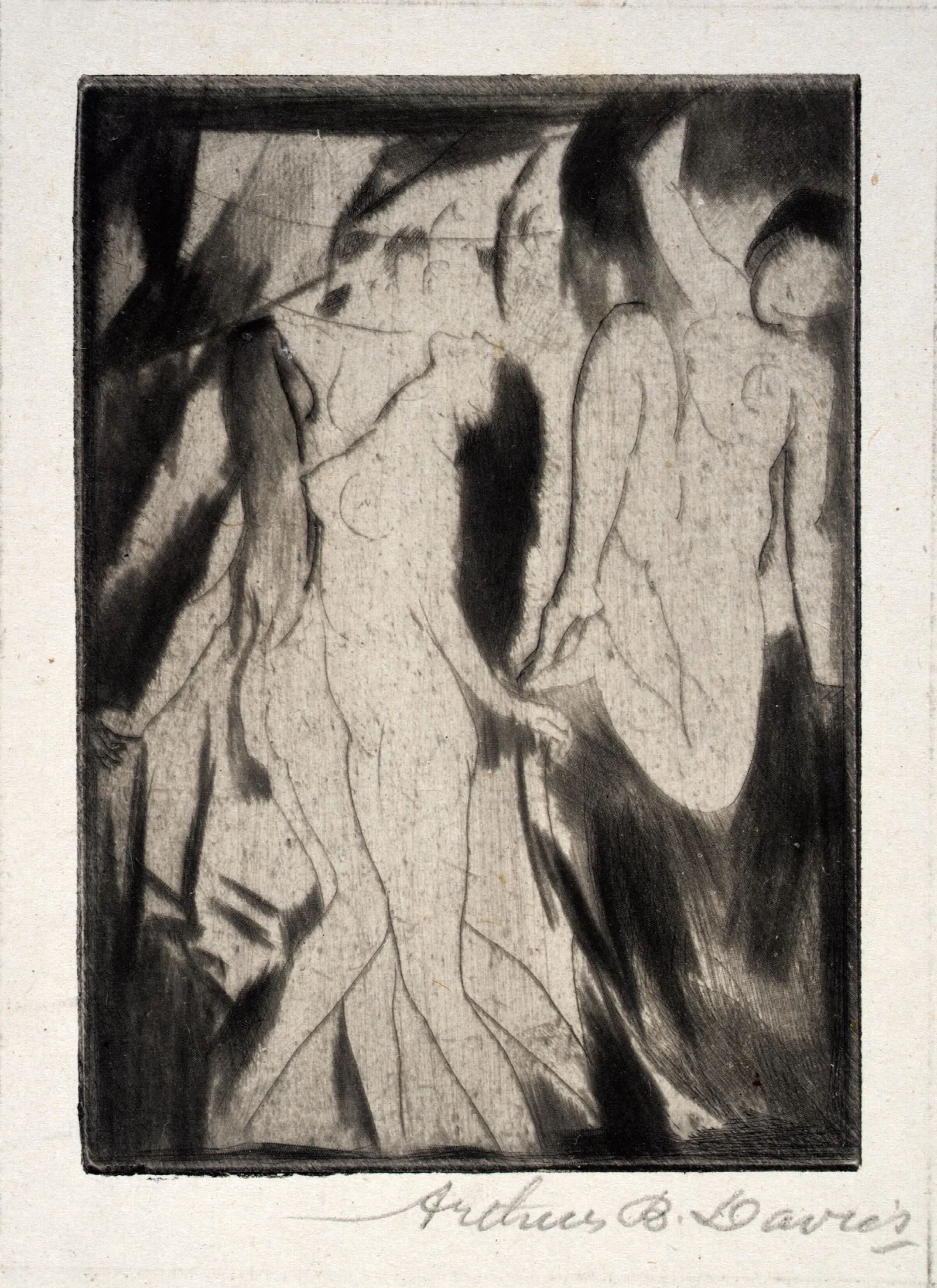 Ecstasy 2 Wall Art by Arthur Bowen Davies - Canvas Print