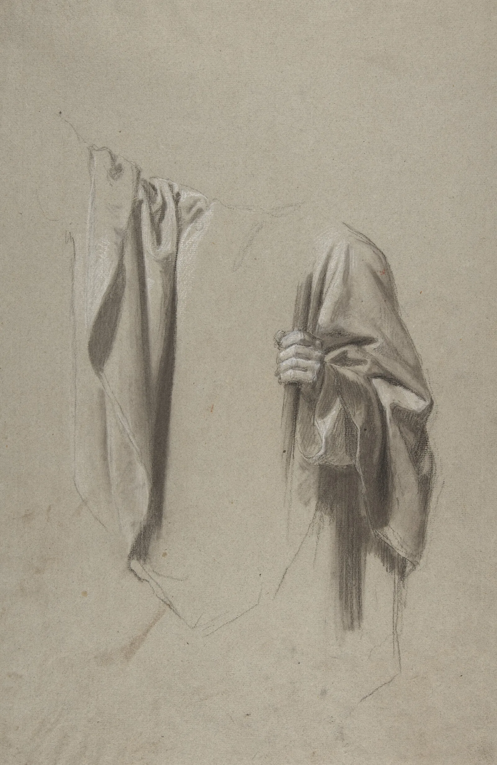 Drapery Study For Saint Remi Wall Art by Isidore Pils - Canvas Print