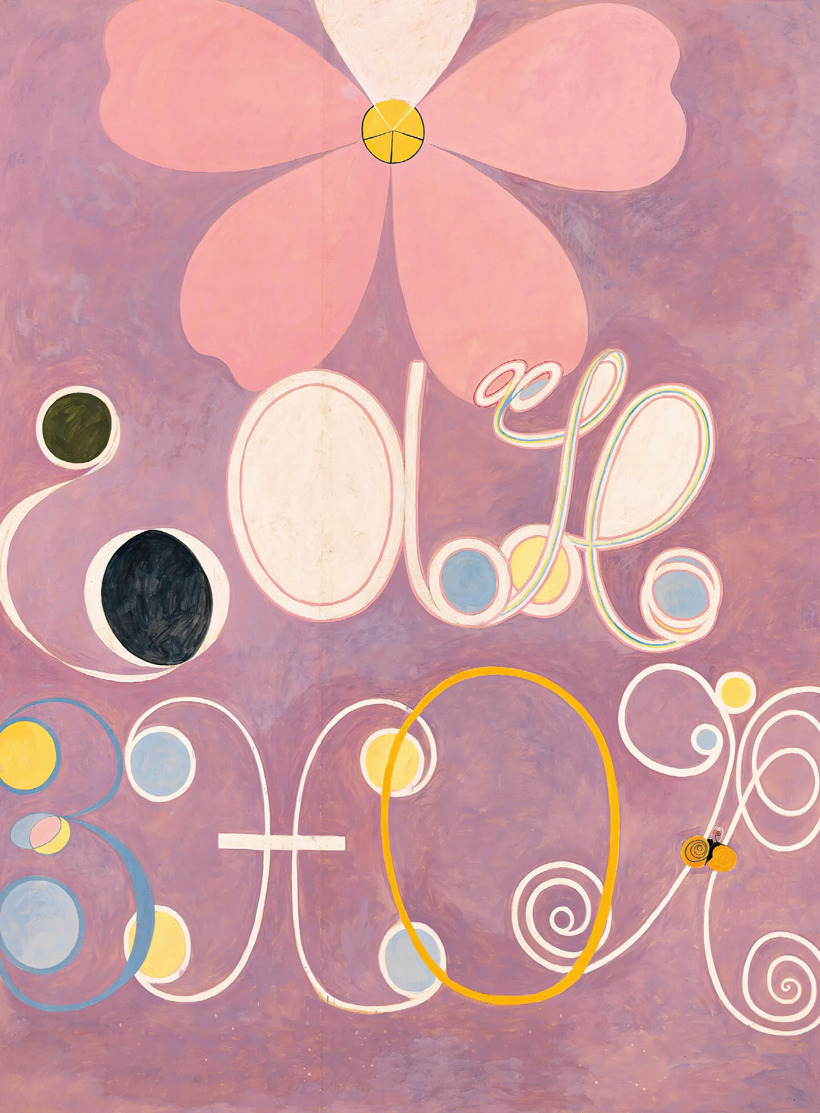 The Ten Largest No 5 Adulthood Wall Art by Hilma af Klint - Canvas Print