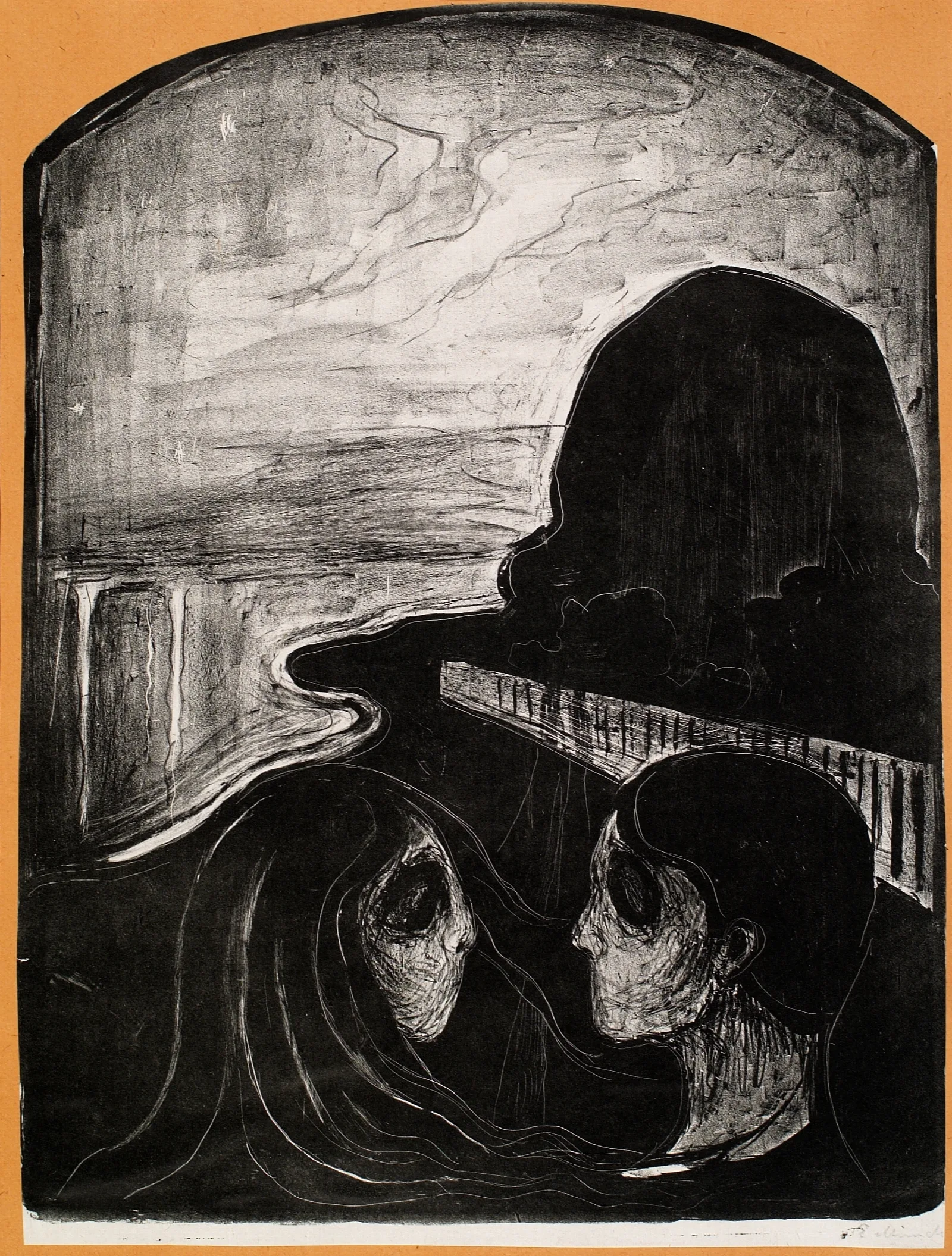 Attraction I Wall Art by Edvard Munch - Canvas Print