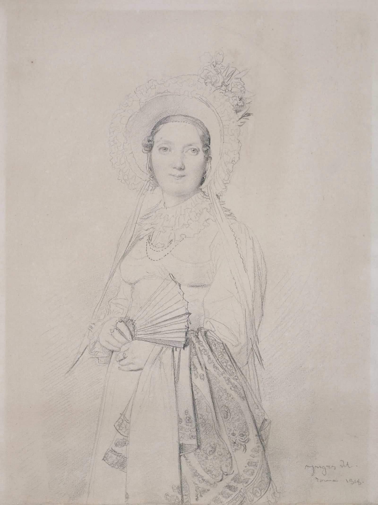 Madame Lavergne Wall Art by Jean Auguste Dominique Ingres - Canvas Print