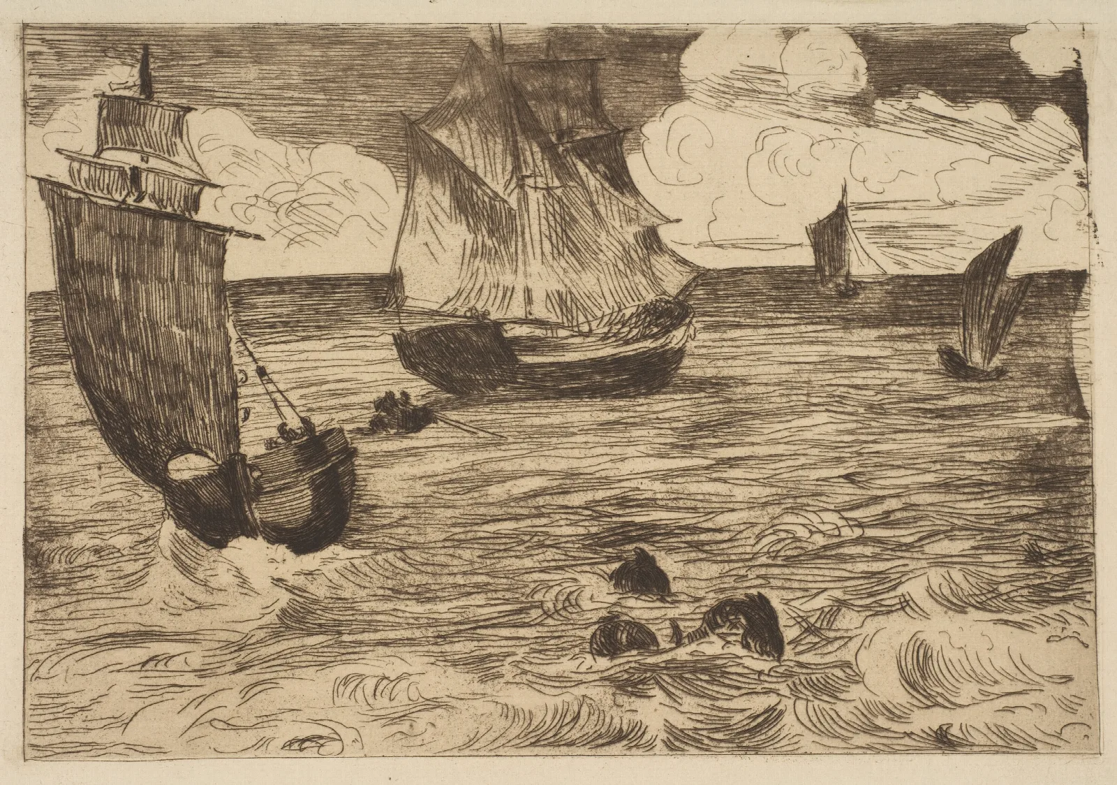 Marine 10 Wall Art by Édouard Manet - Canvas Print