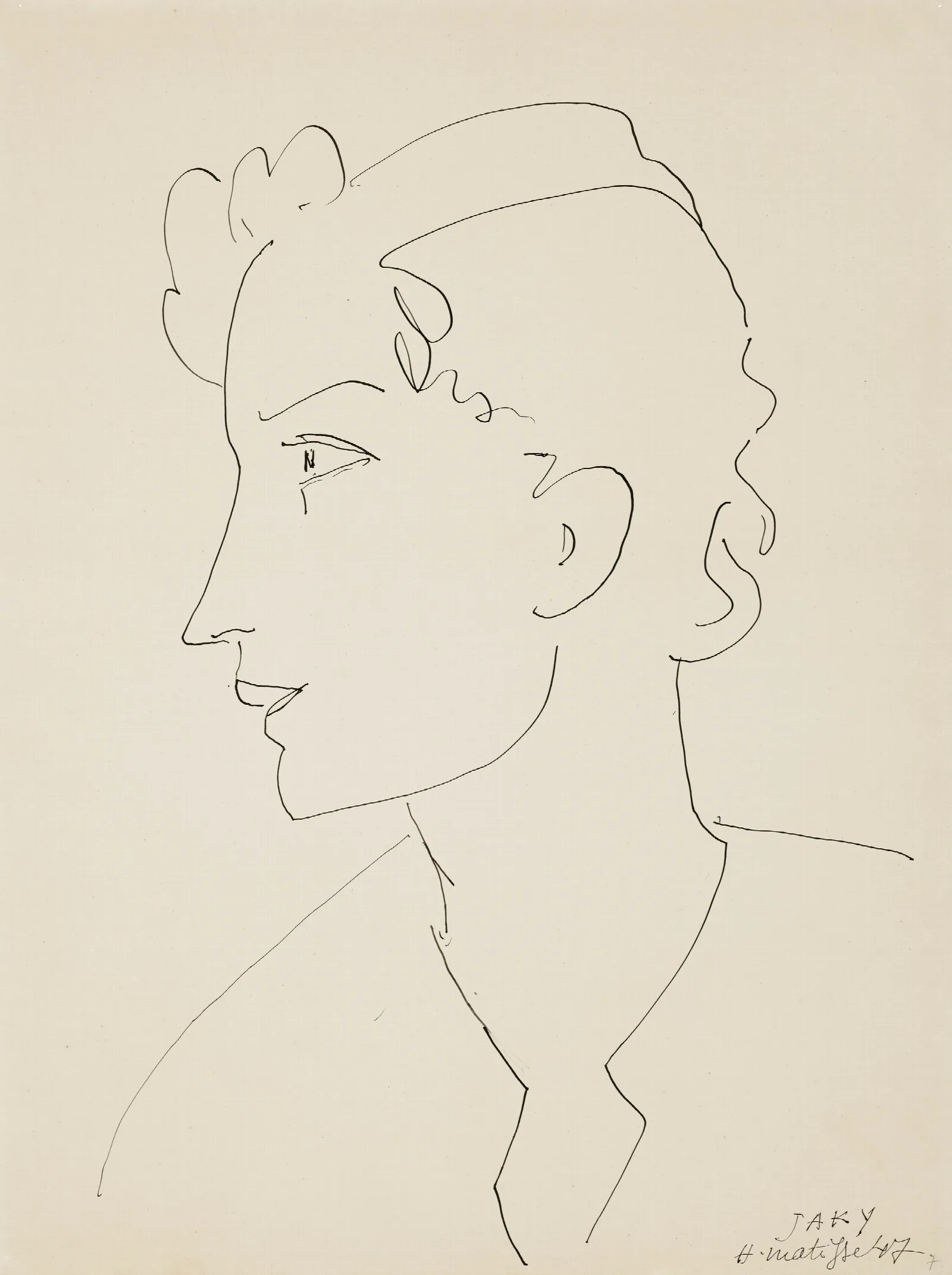 Jaky Wall Art by Henri Matisse - Canvas Print