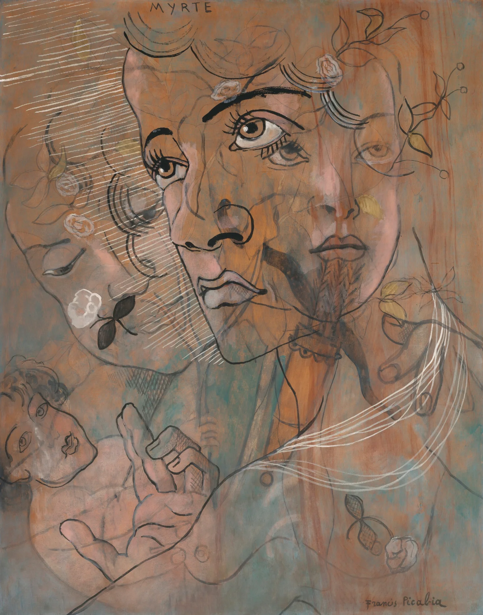 Myrte 2 Wall Art by Francis Picabia - Canvas Print