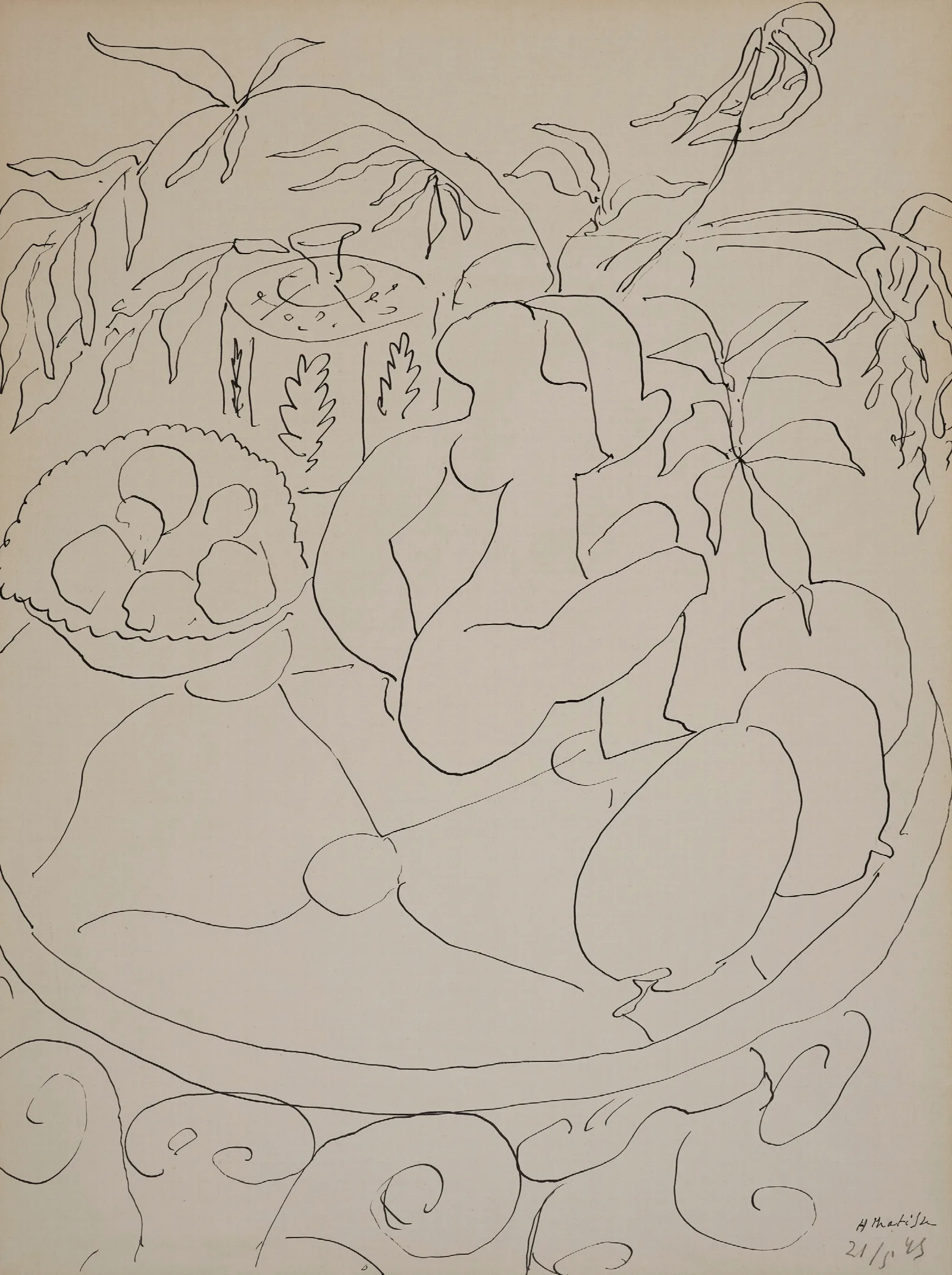 Nature Morte 22 Wall Art by Henri Matisse - Canvas Print
