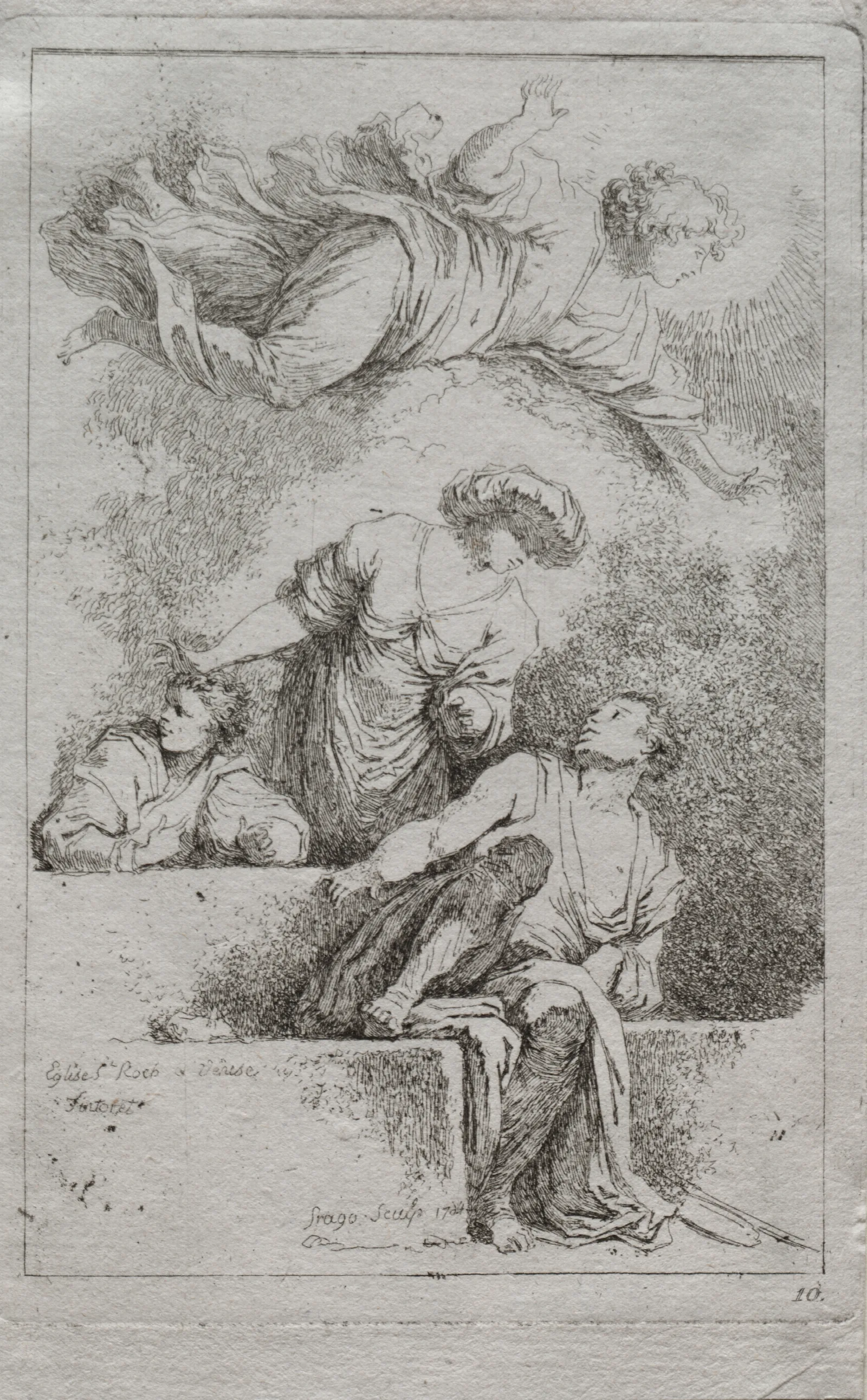 The Disciples At The Tomb Wall Art by Jean-Honoré Fragonard - Canvas Print