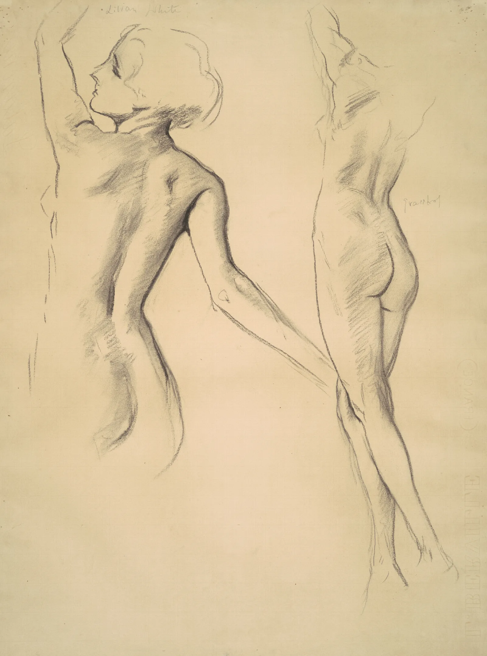 Studies For Dancing Figures Wall Art by John Singer Sargent - Canvas Print