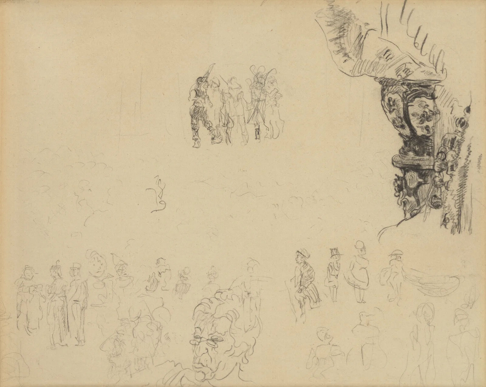 Chinese Vaas En Figuren Wall Art by James Ensor - Canvas Print