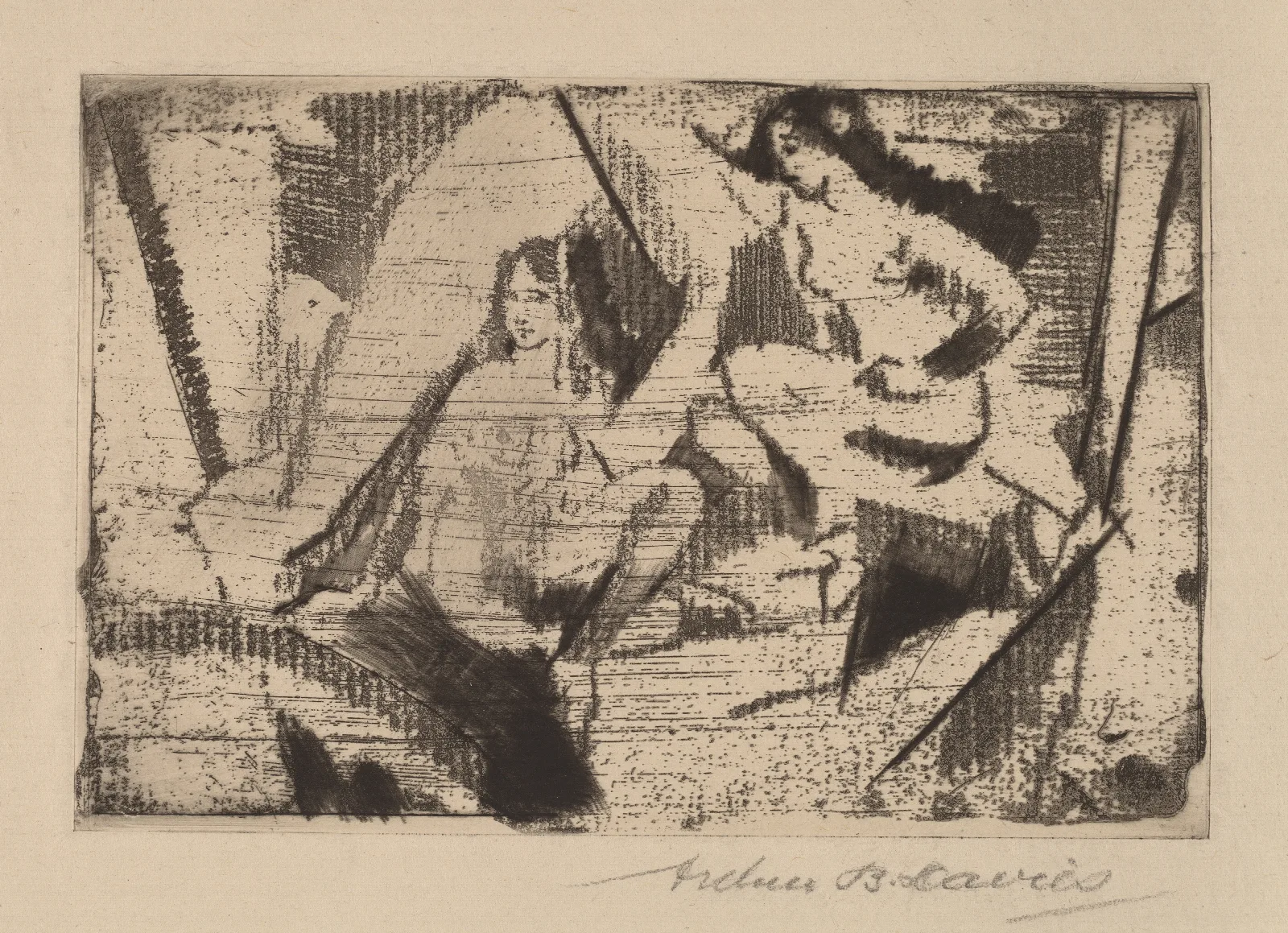 Apparition Wall Art by Arthur Bowen Davies - Canvas Print