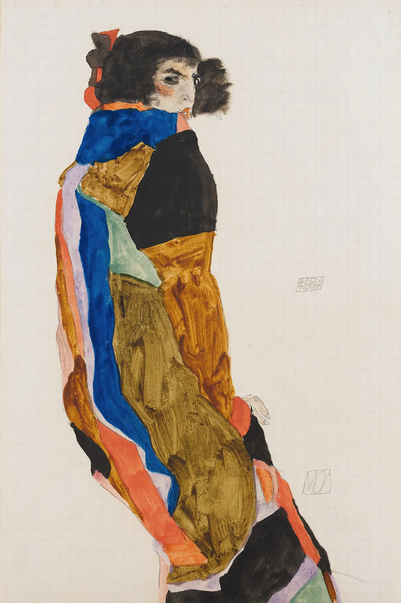 Moa Wall Art by Egon Schiele - Canvas Print