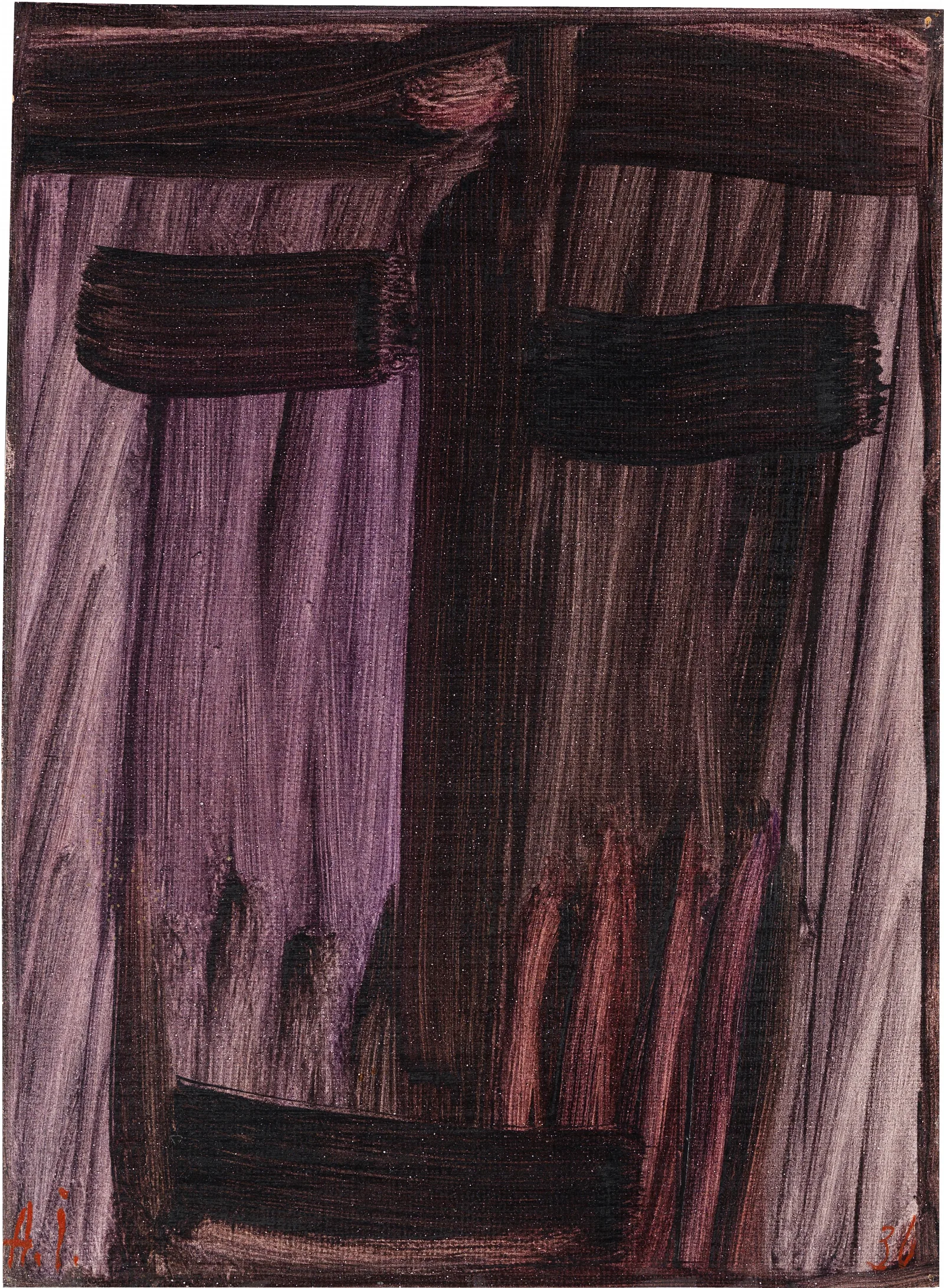 Grose Meditation Zartlichkeit Im Herbst Wall Art by Alexej von Jawlensky - Canvas Print