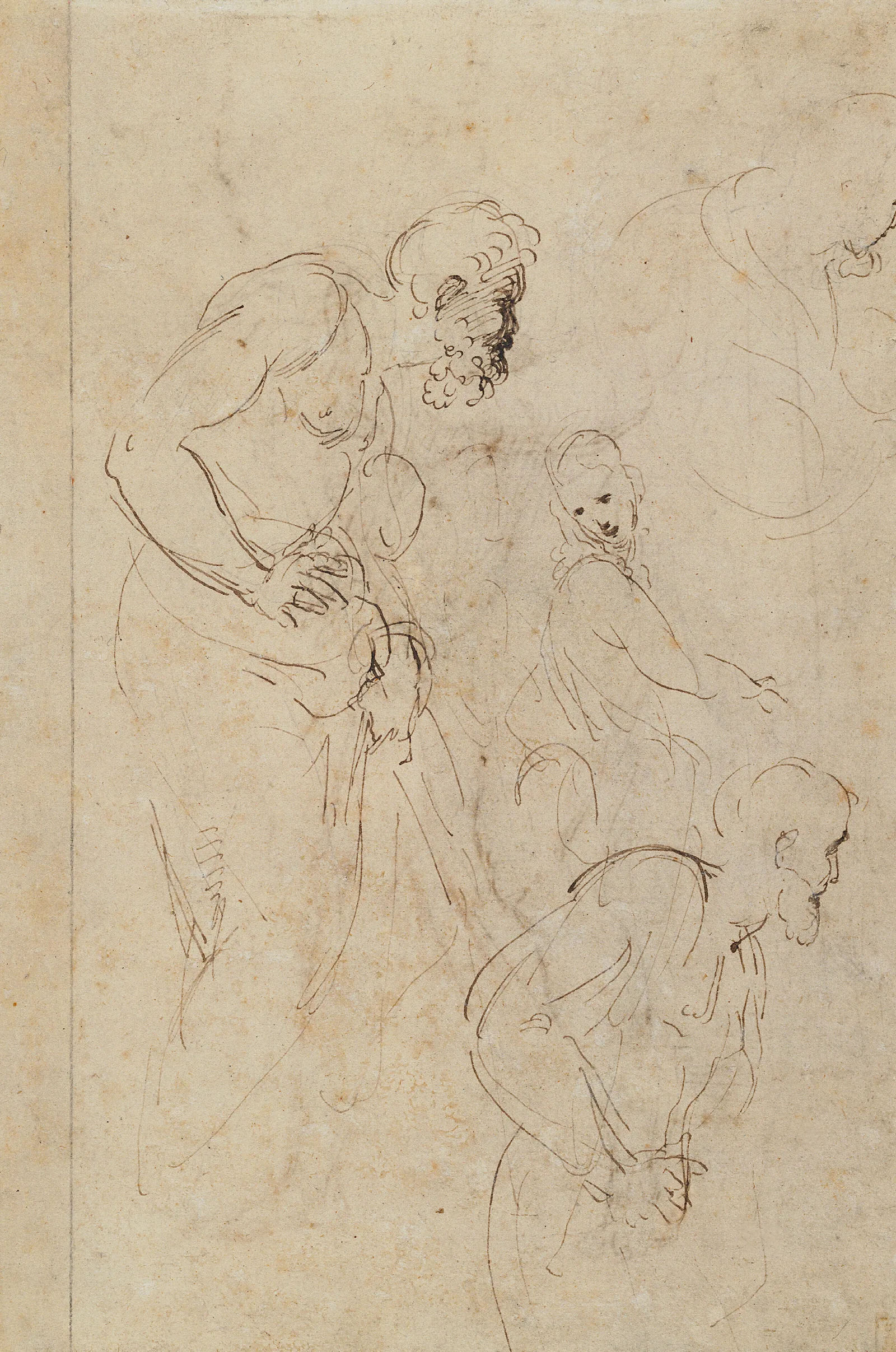 Studies For The Disputa 2 Wall Art by Raphael - Canvas Print