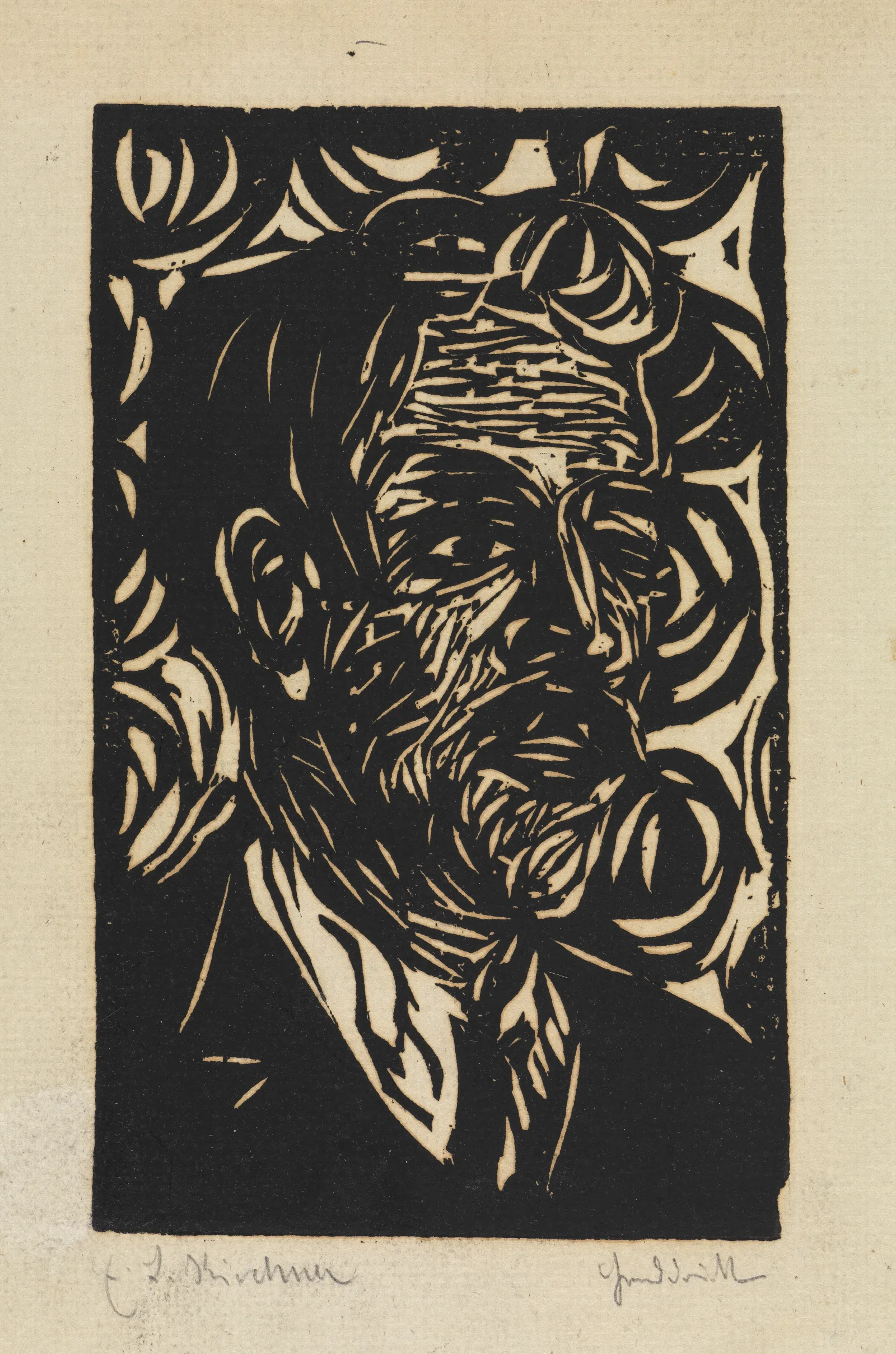 Portrat Max Pechstein Wall Art by Ernst Ludwig Kirchner - Canvas Print