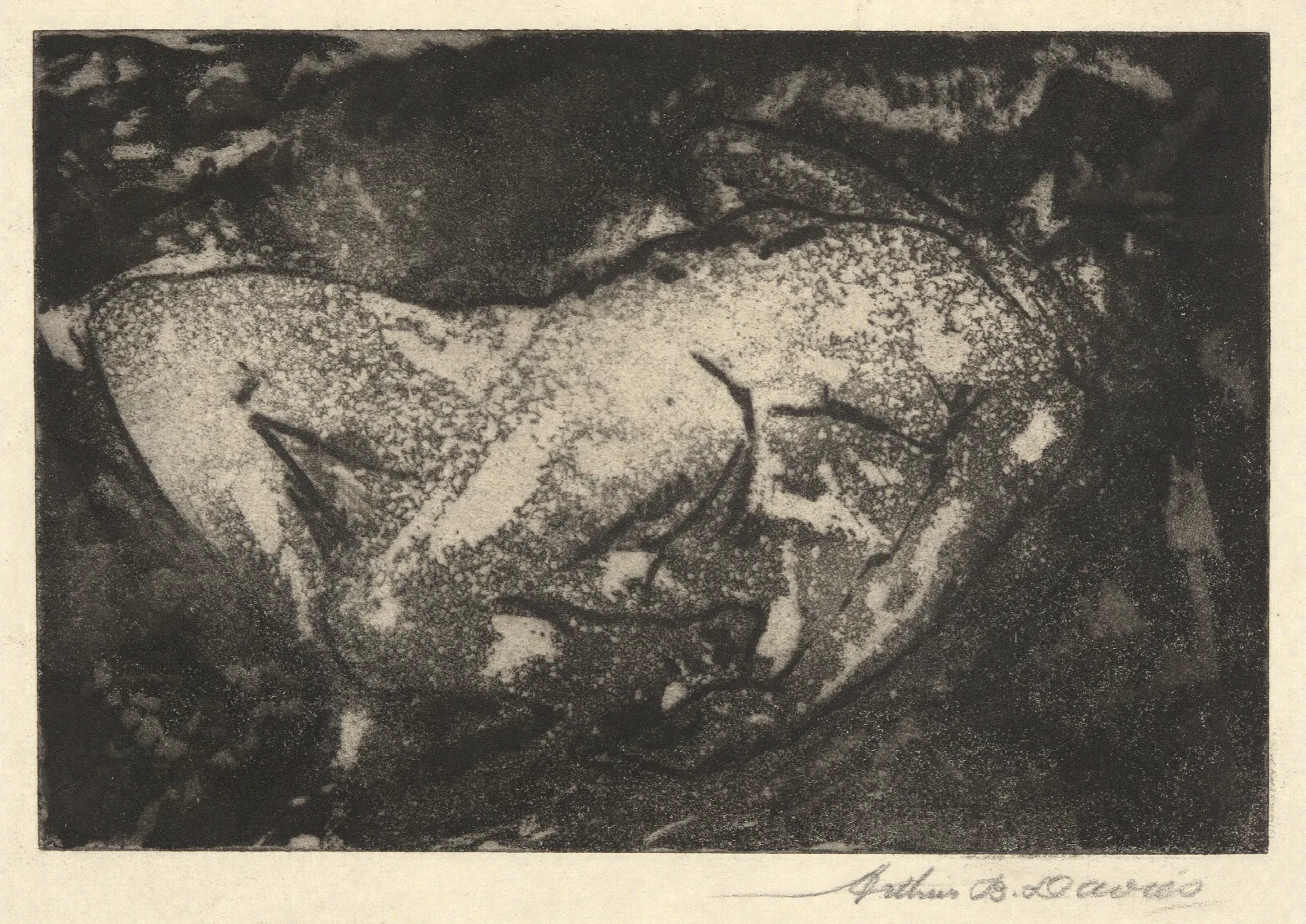 Tragic Figure Wall Art by Arthur Bowen Davies - Canvas Print