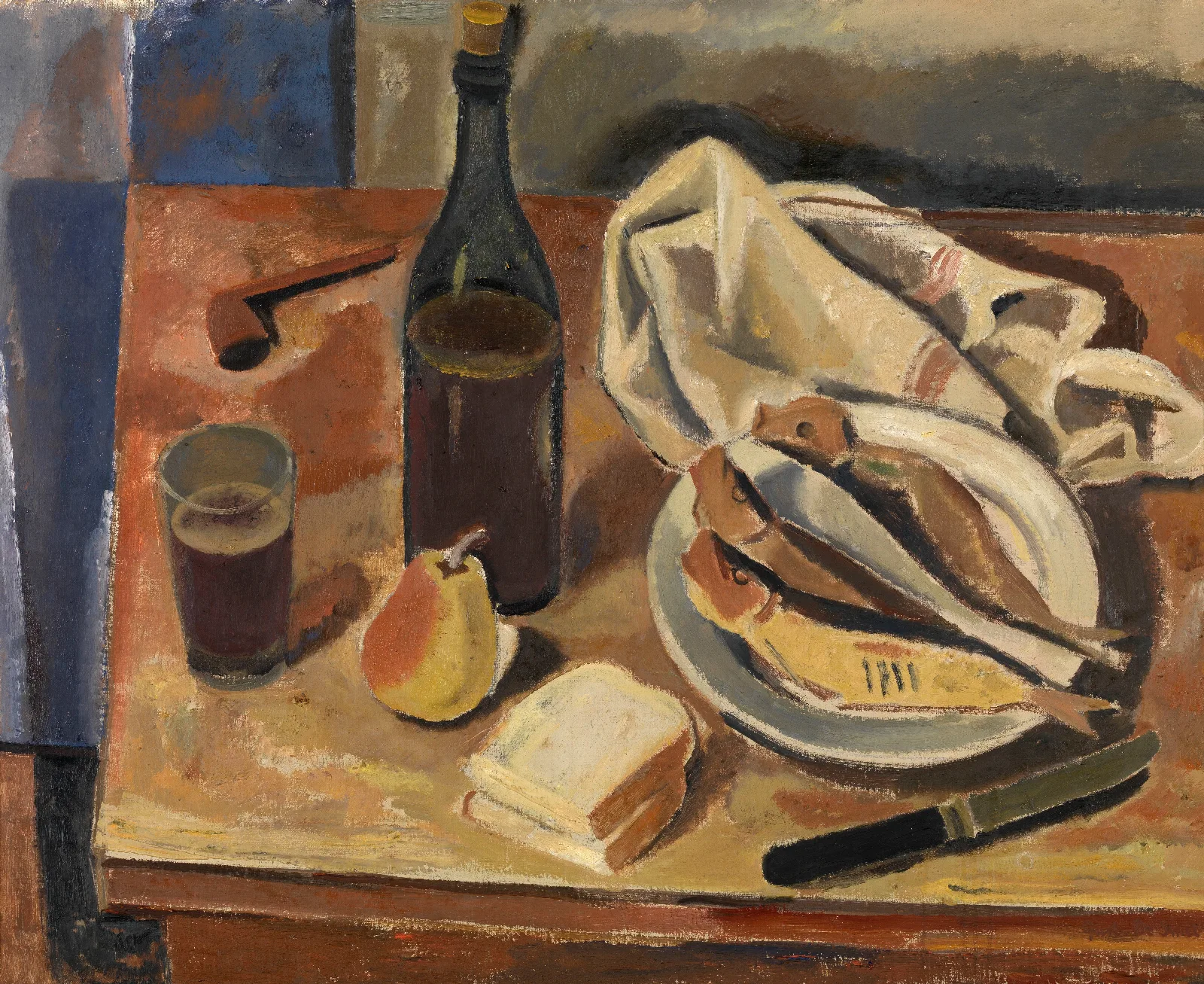 Still Life With Herring Wall Art by Gustave De Smet - Canvas Print