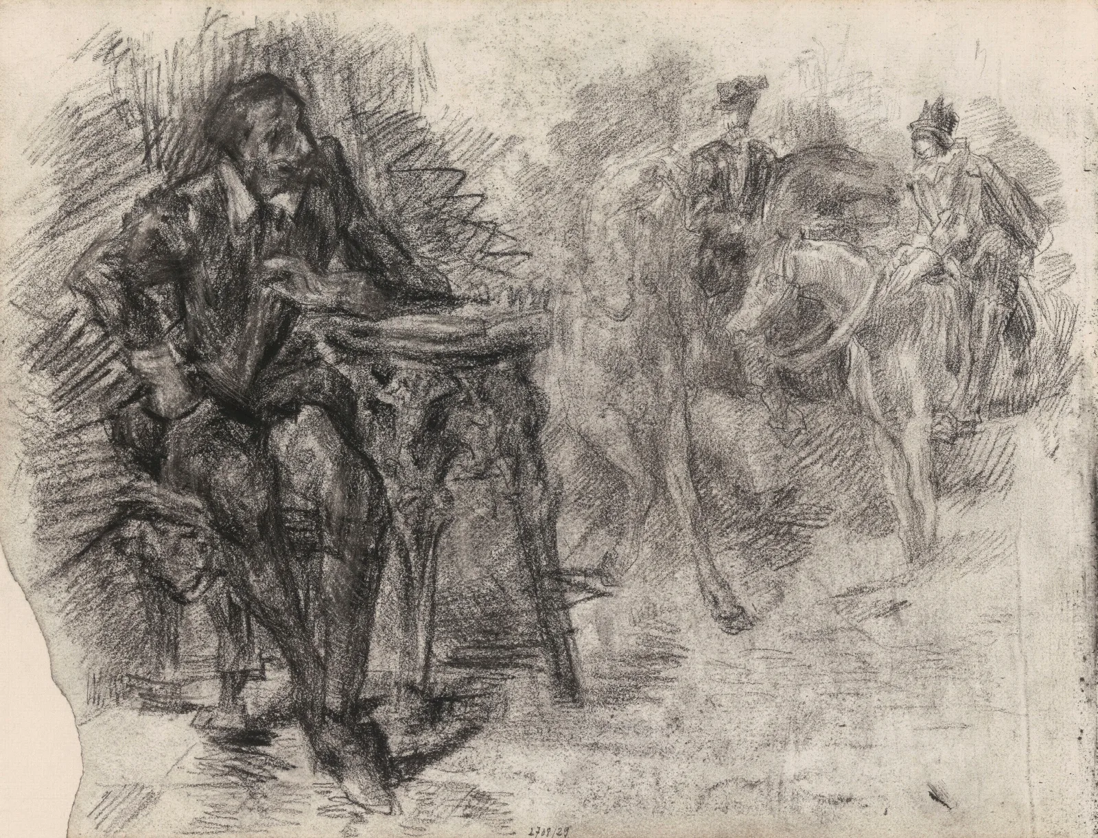 Don Quixote 36 Wall Art by James Ensor - Canvas Print