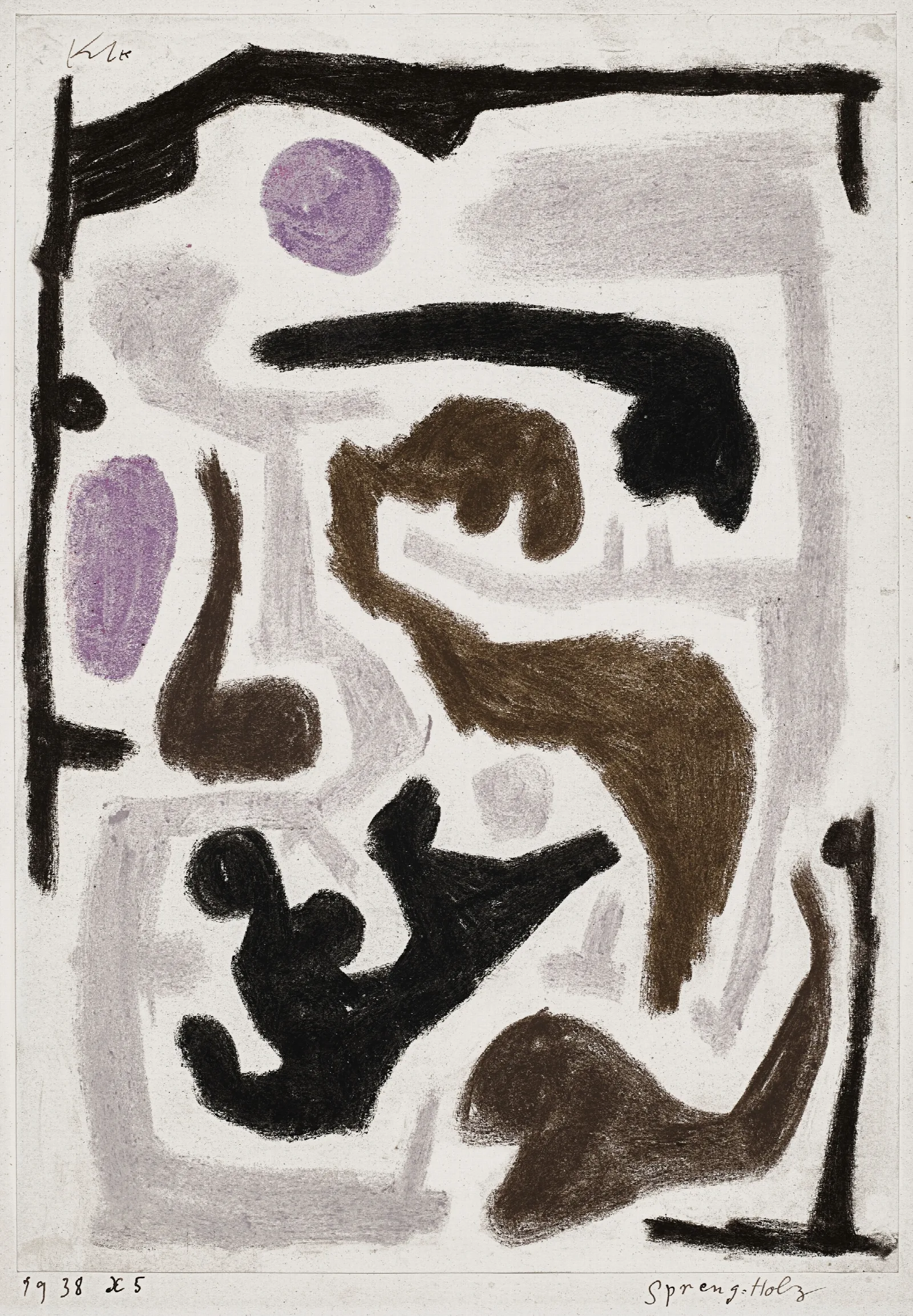 Sprengholz 2 Wall Art by Paul Klee - Canvas Print