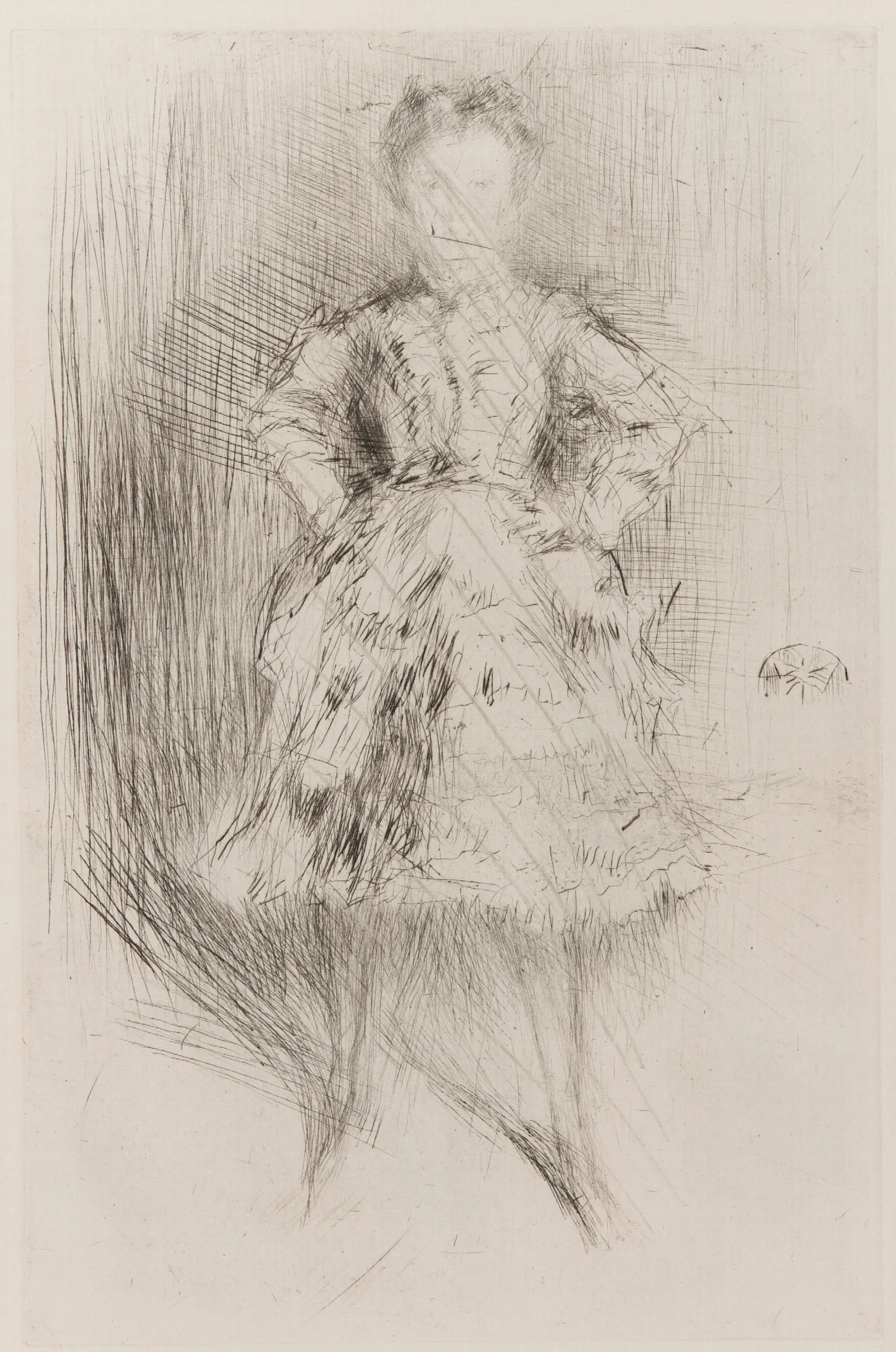 Elinor Leyland 2 Wall Art by James Abbott McNeill Whistler - Canvas Print
