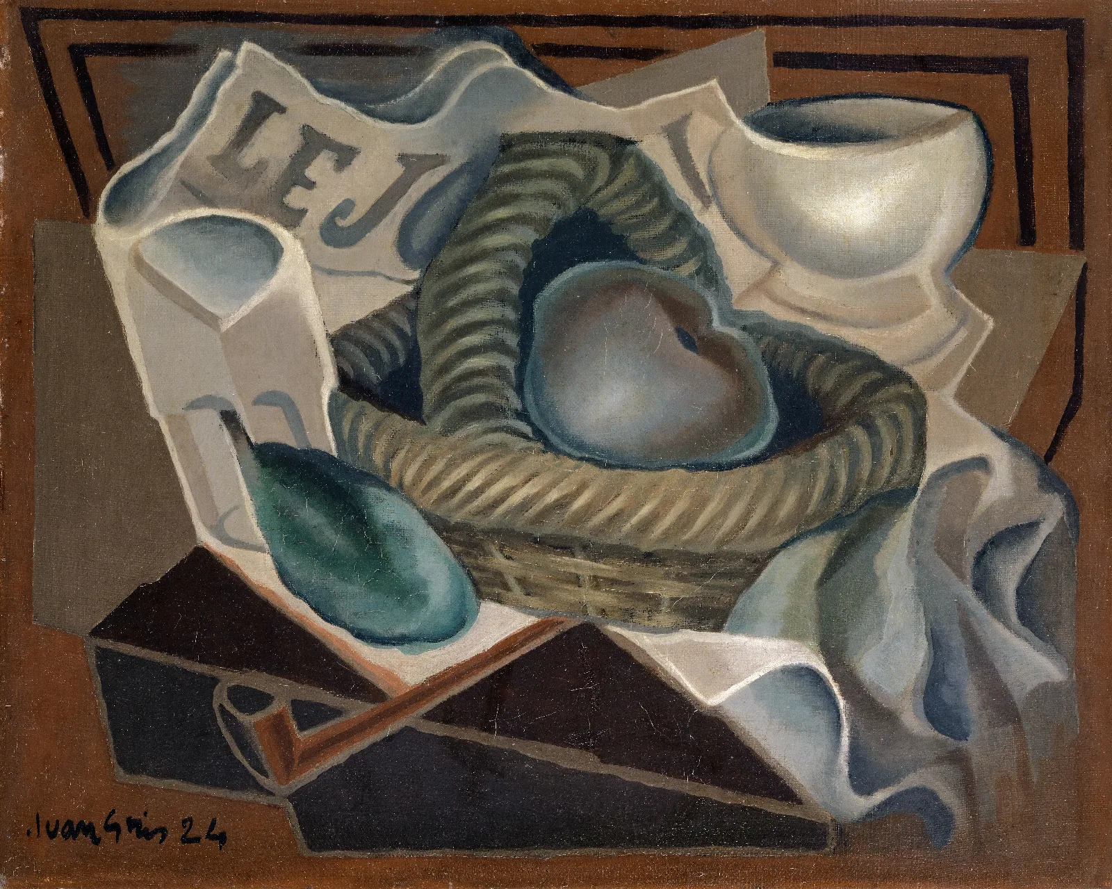 The Basket Wall Art by Juan Gris - Canvas Print