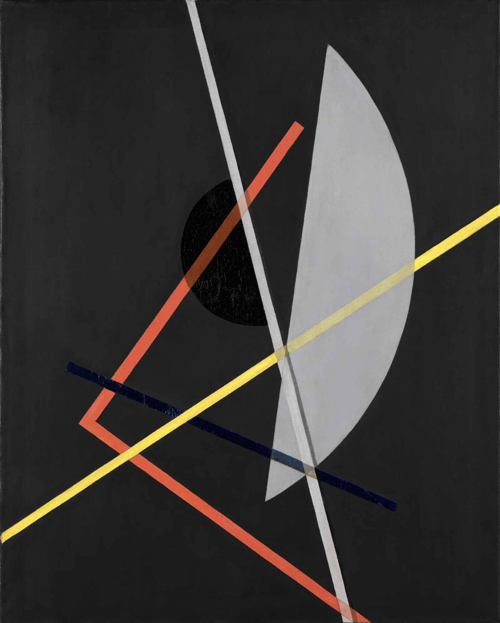 E Iv Konstruktion Vii Wall Art by László Moholy-Nagy - Canvas Print