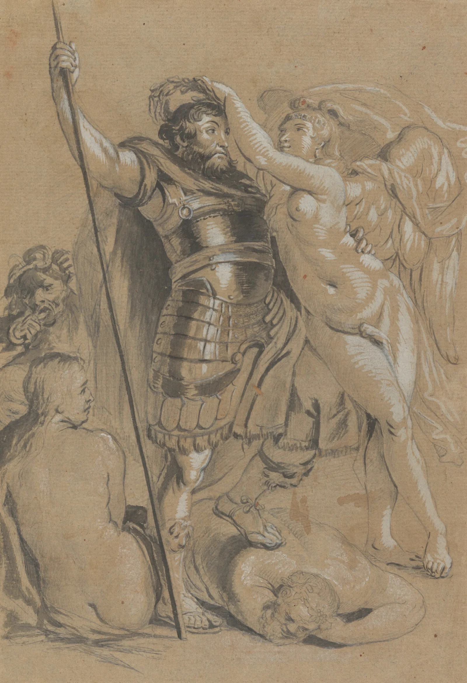 Crowning Of Mars Wall Art by Peter Paul Rubens - Canvas Print