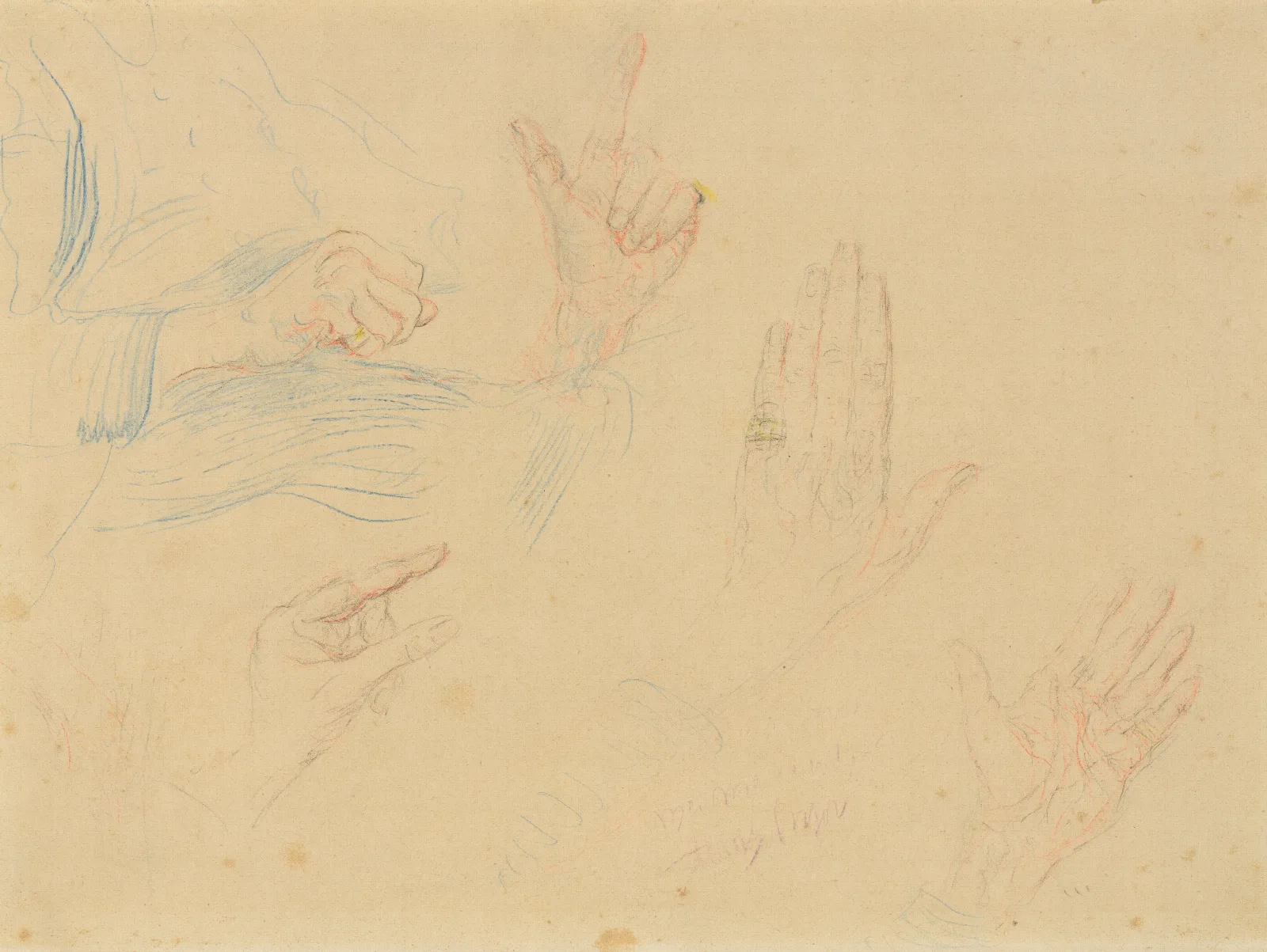Mijn Handen Wall Art by James Ensor - Canvas Print