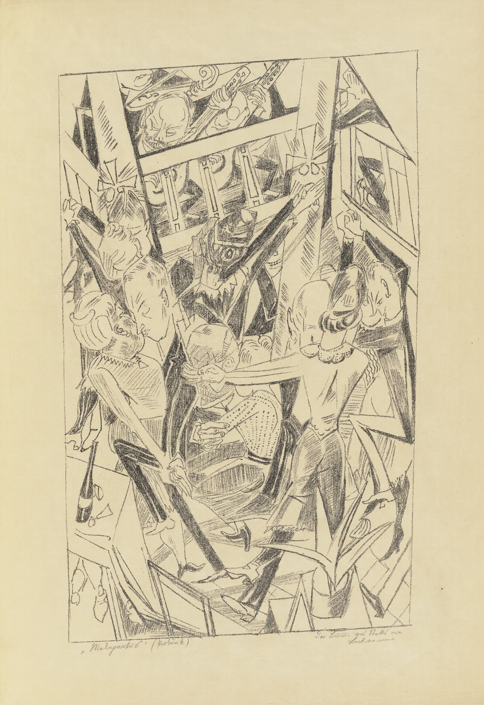 Malepartus Wall Art by Max Beckmann - Canvas Print