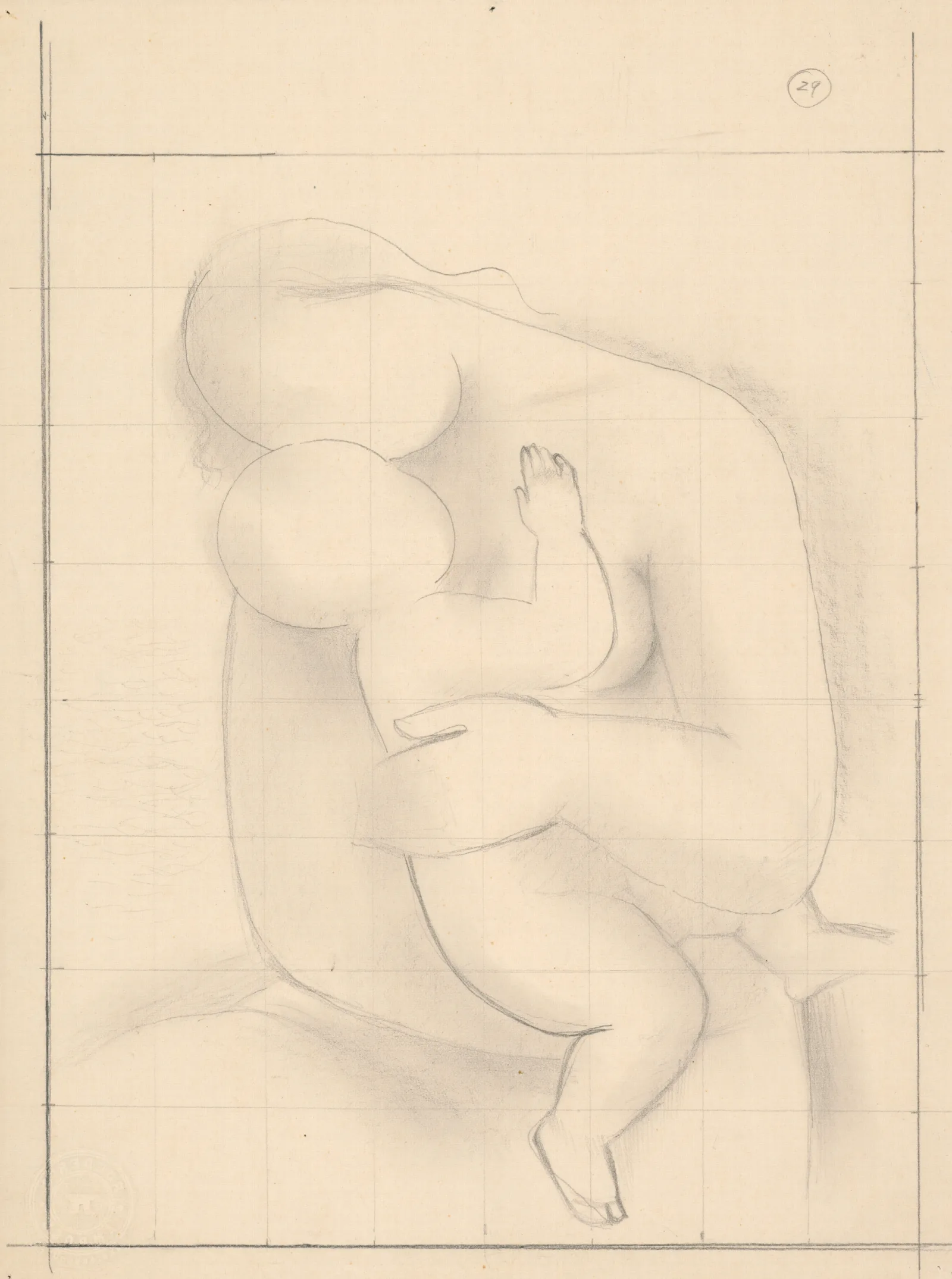 Mother With Baby 2 Wall Art by Mikuláš Galanda - Canvas Print