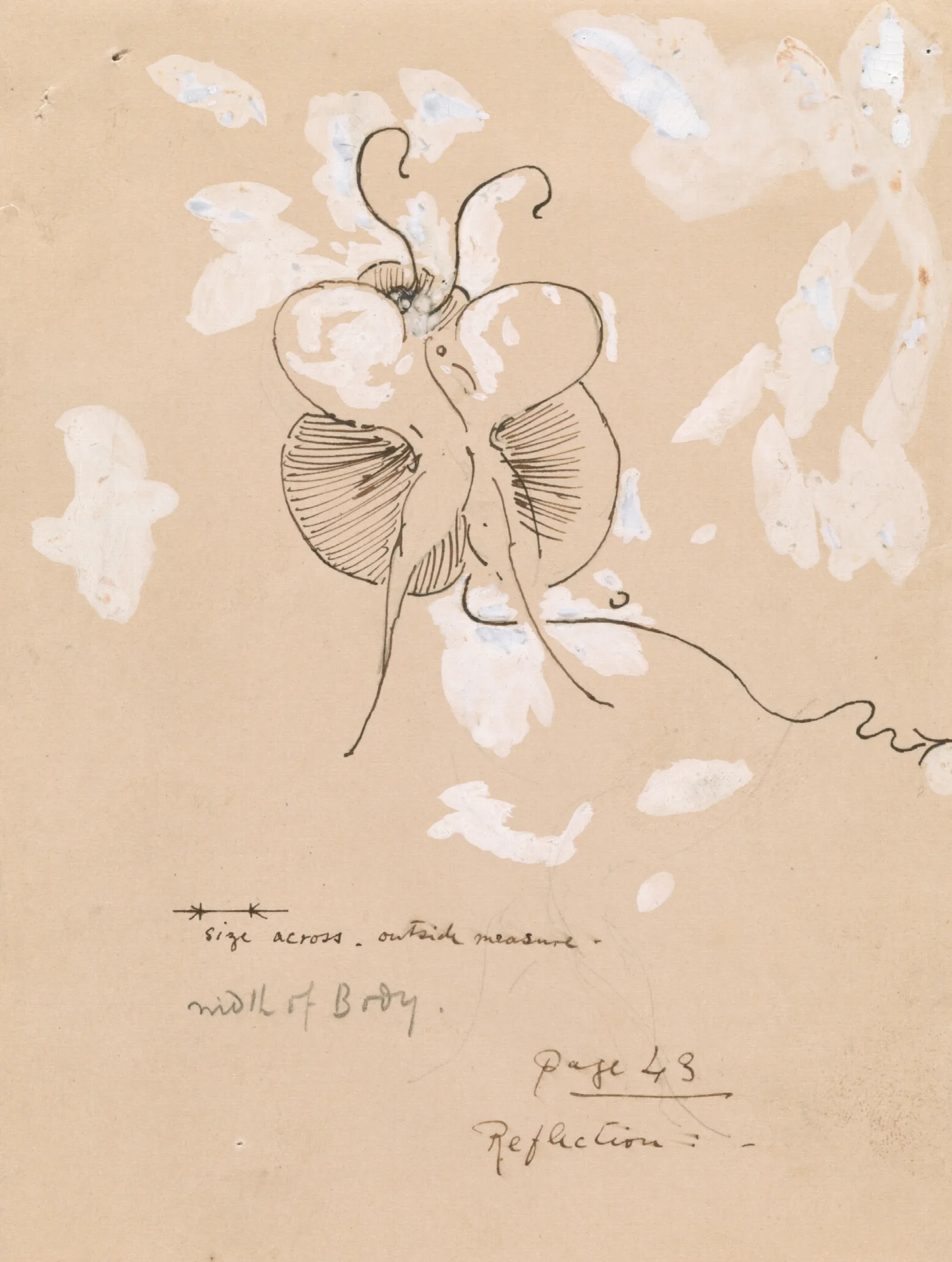 Butterfly 2 Wall Art by James Abbott McNeill Whistler - Canvas Print