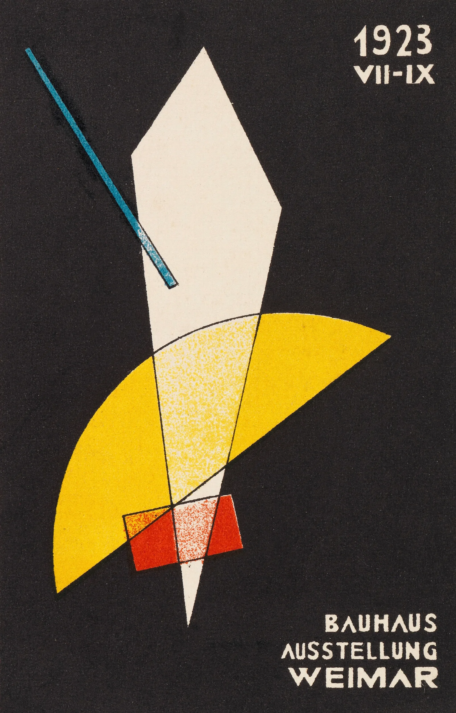 Weimar Bauhaus Postkarten Nr 7 Moholy Nagy Wall Art by László Moholy-Nagy - Canvas Print