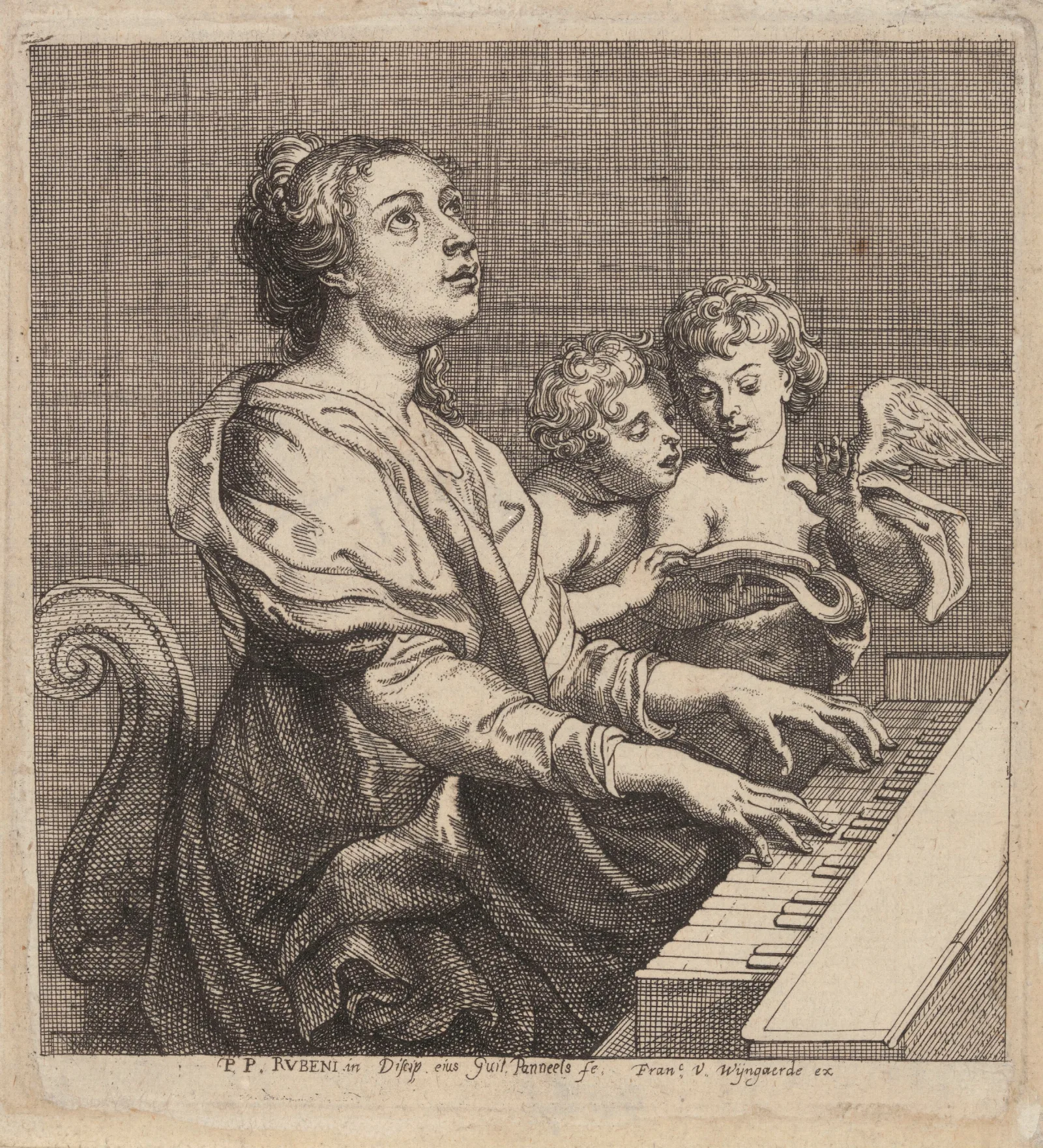 Saint Cecilia 23 Wall Art by Peter Paul Rubens - Canvas Print
