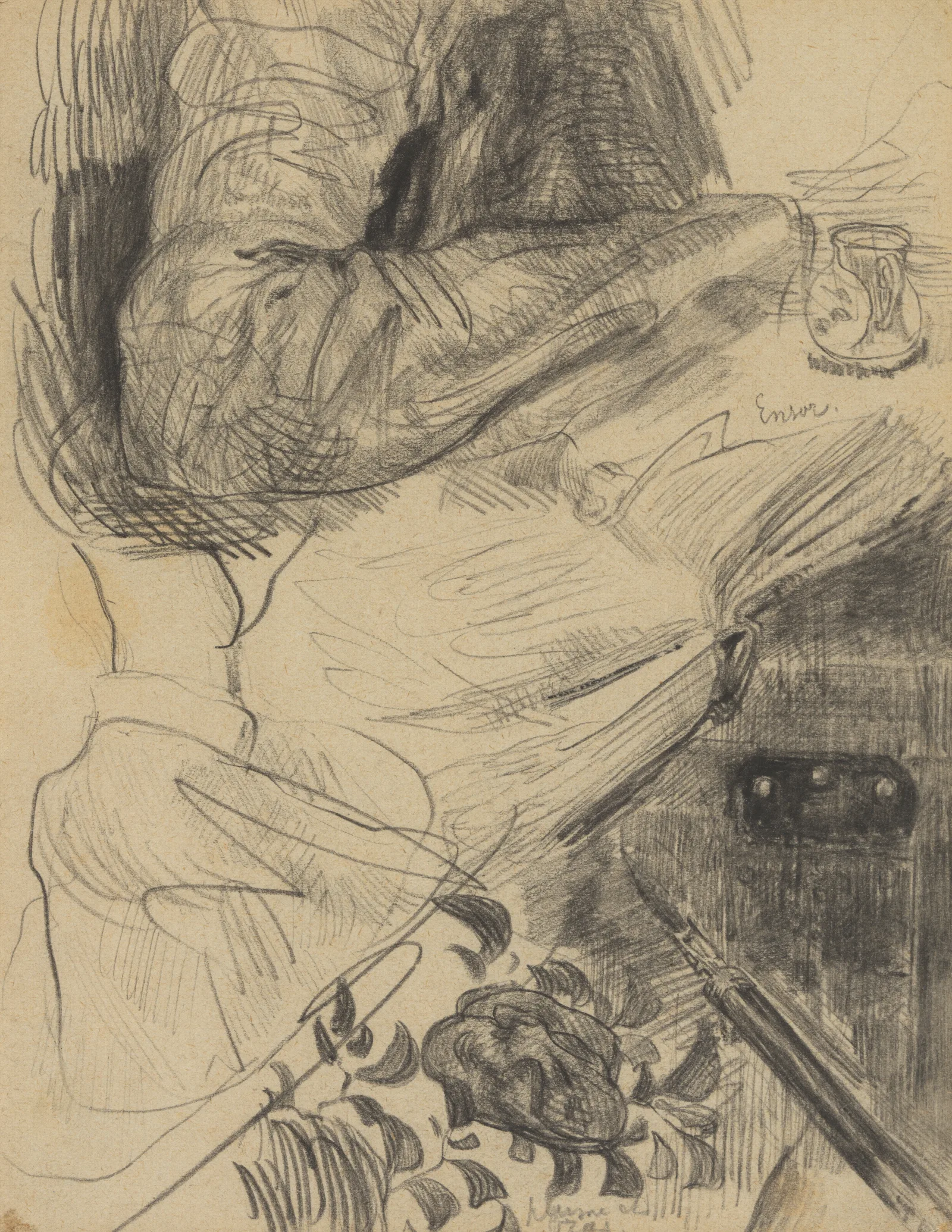Schetsen Wall Art by James Ensor - Canvas Print