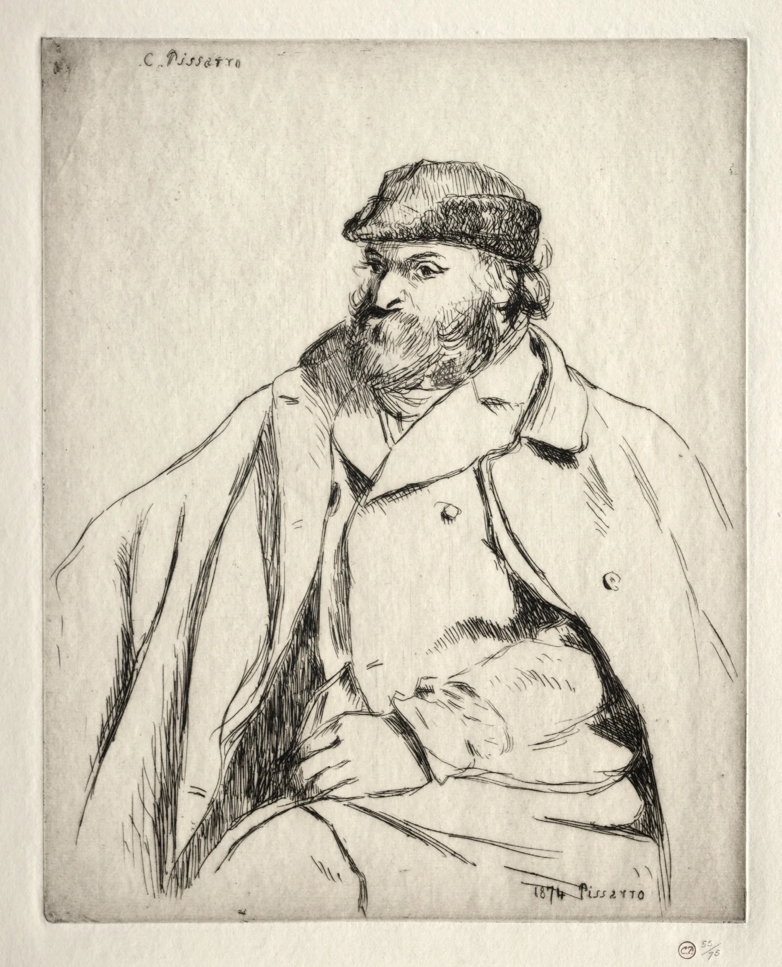 Paul Cezanne 2 Wall Art by Camille Pissarro - Canvas Print