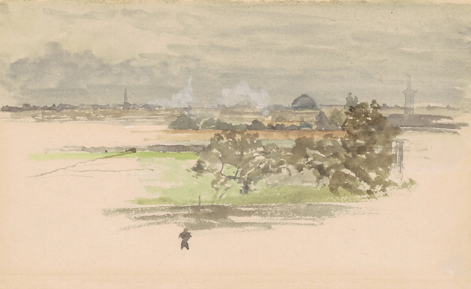 Marsh In Zeeland Wall Art by James Abbott McNeill Whistler - Canvas Print