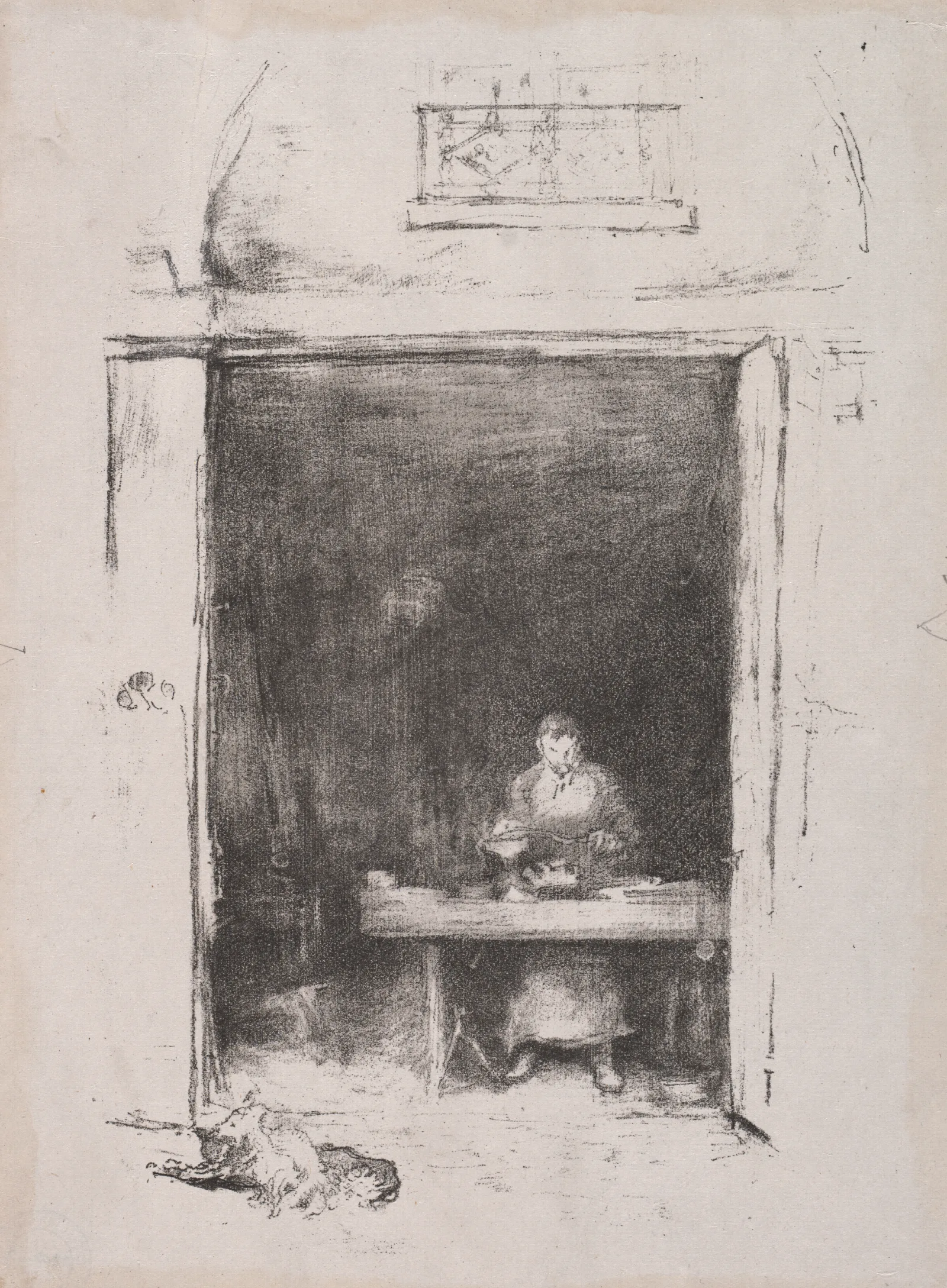 The Smith Passage Du Dragon Wall Art by James Abbott McNeill Whistler - Canvas Print